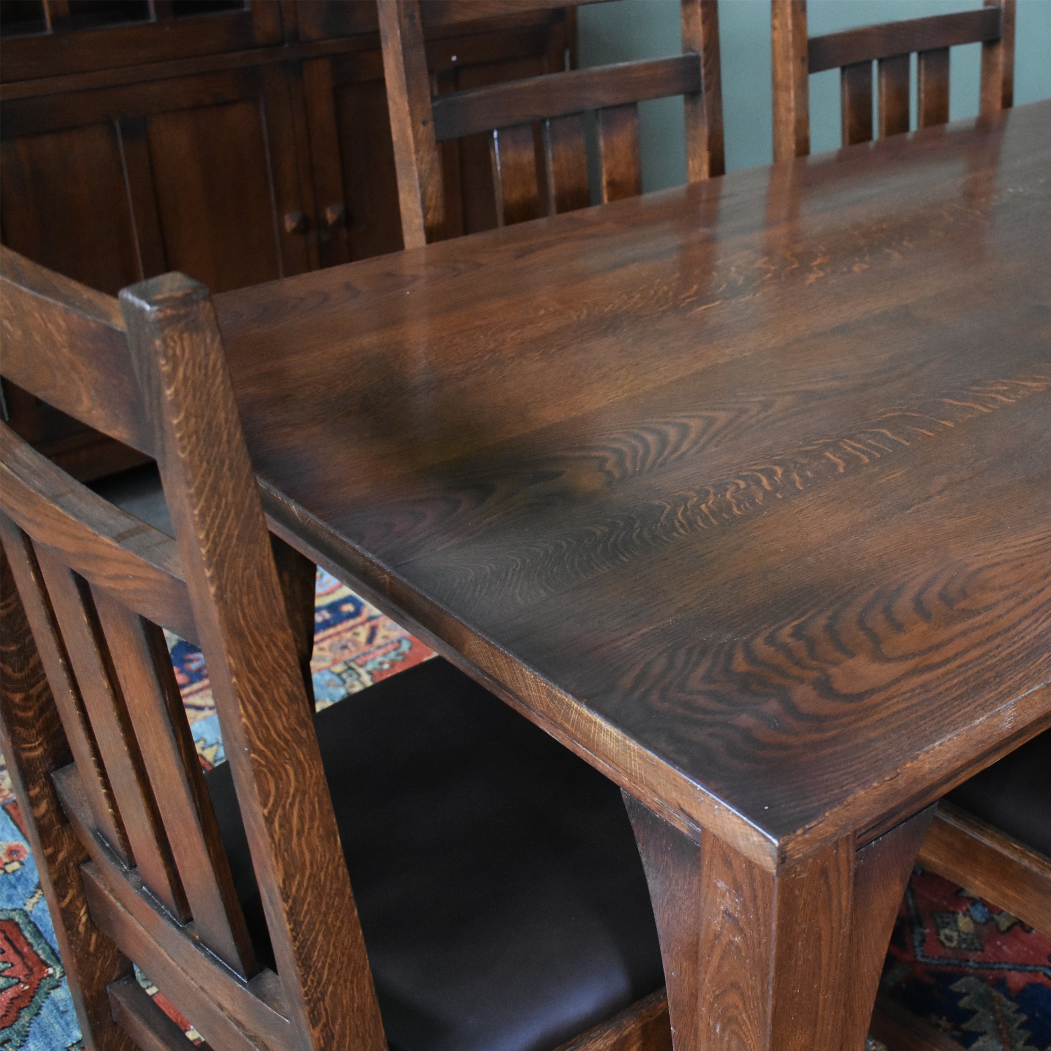 Mission 70" Solid Oak Dining Table -