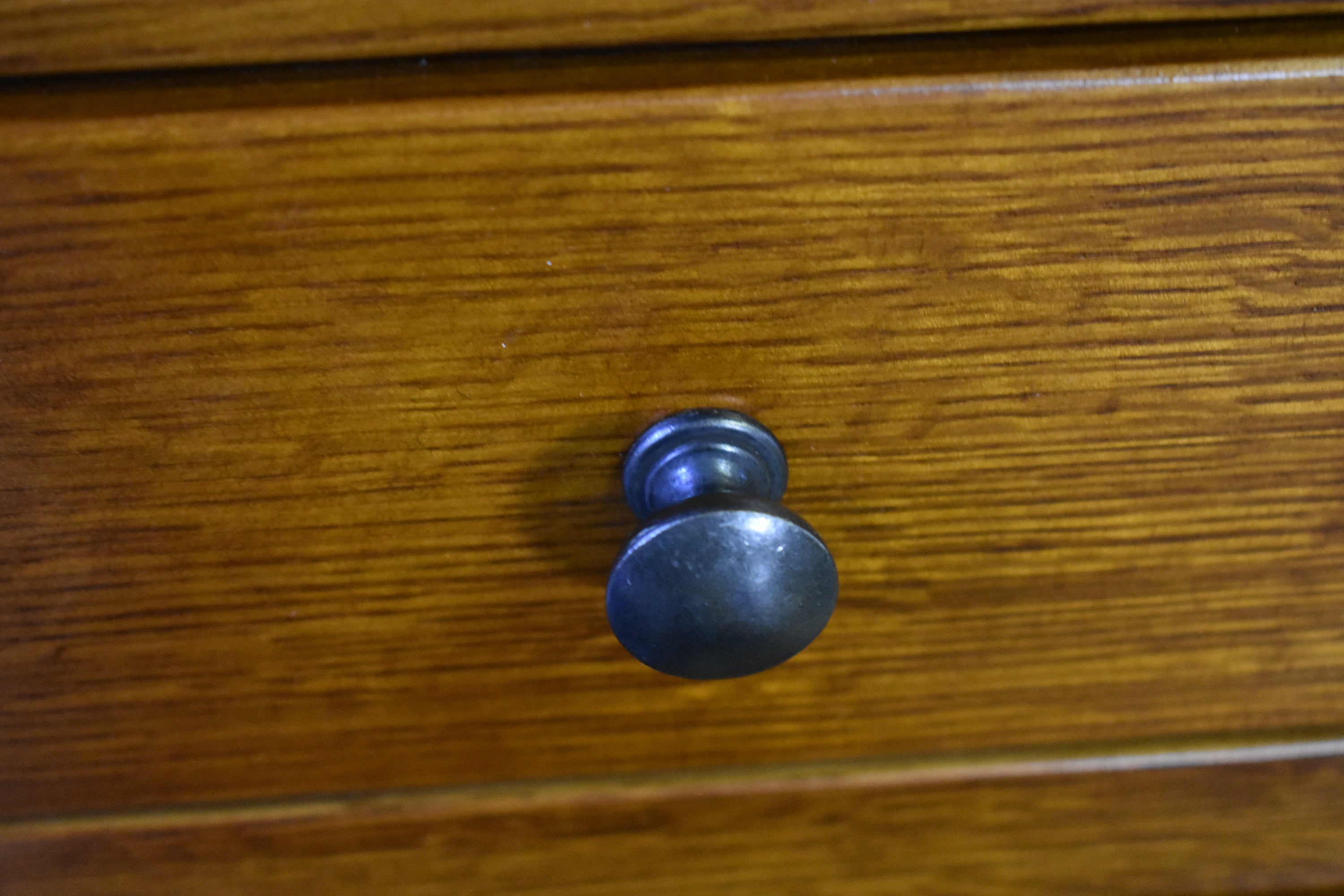 Mission Style Tapered Leg 2 Drawer Nightstand
