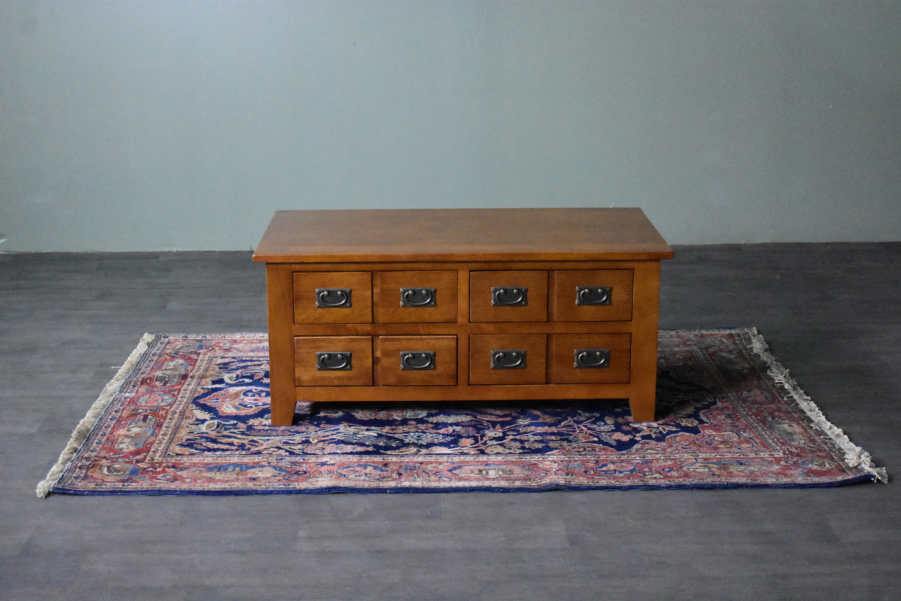 Mission 8 Drawer Coffee Table