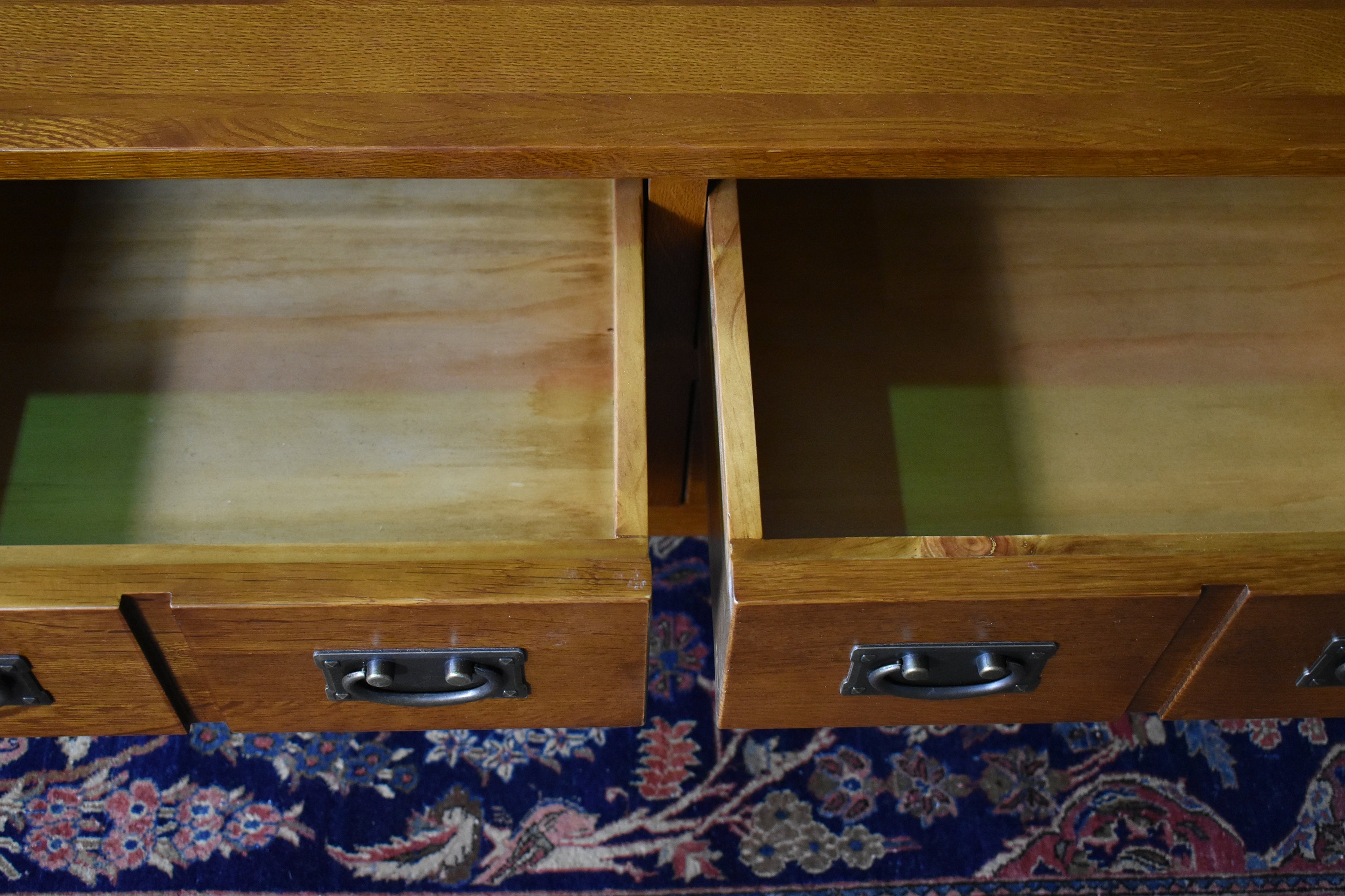 Mission 8 Drawer Coffee Table