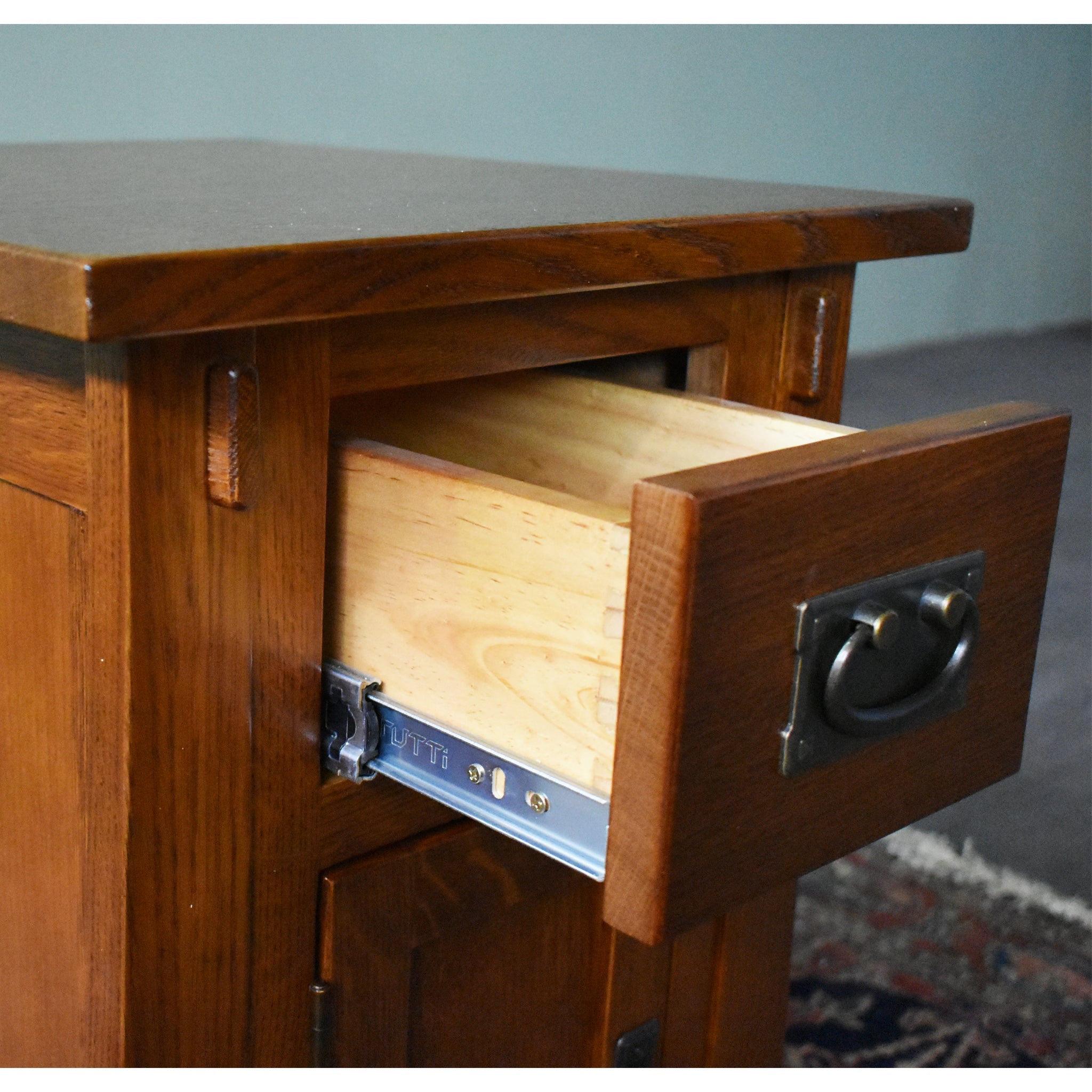 Mission Tapered Leg Narrow Nightstand