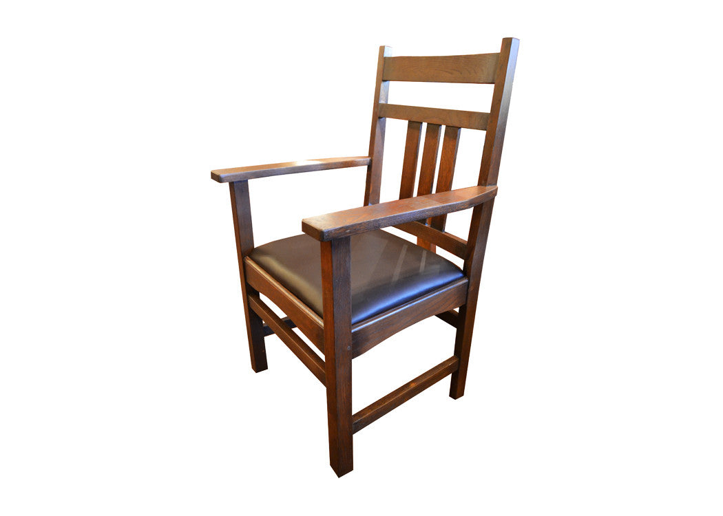 Preorder Mission Stow Leaf Table with #401 Chair Dining Set - Dark Oak
