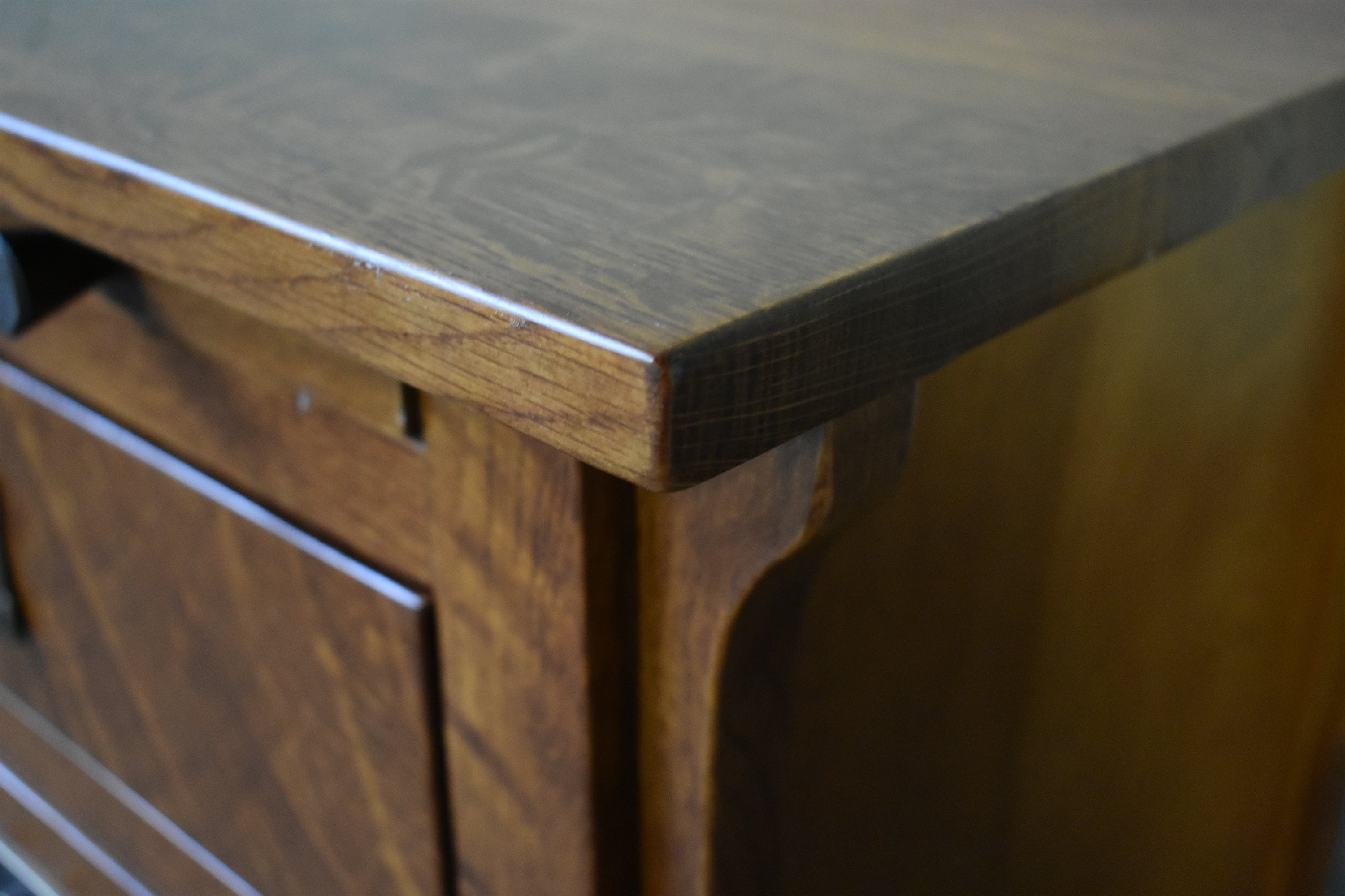 Mission Crofter 3 Drawer Nightstand - Michael's Cherry (MC-A)