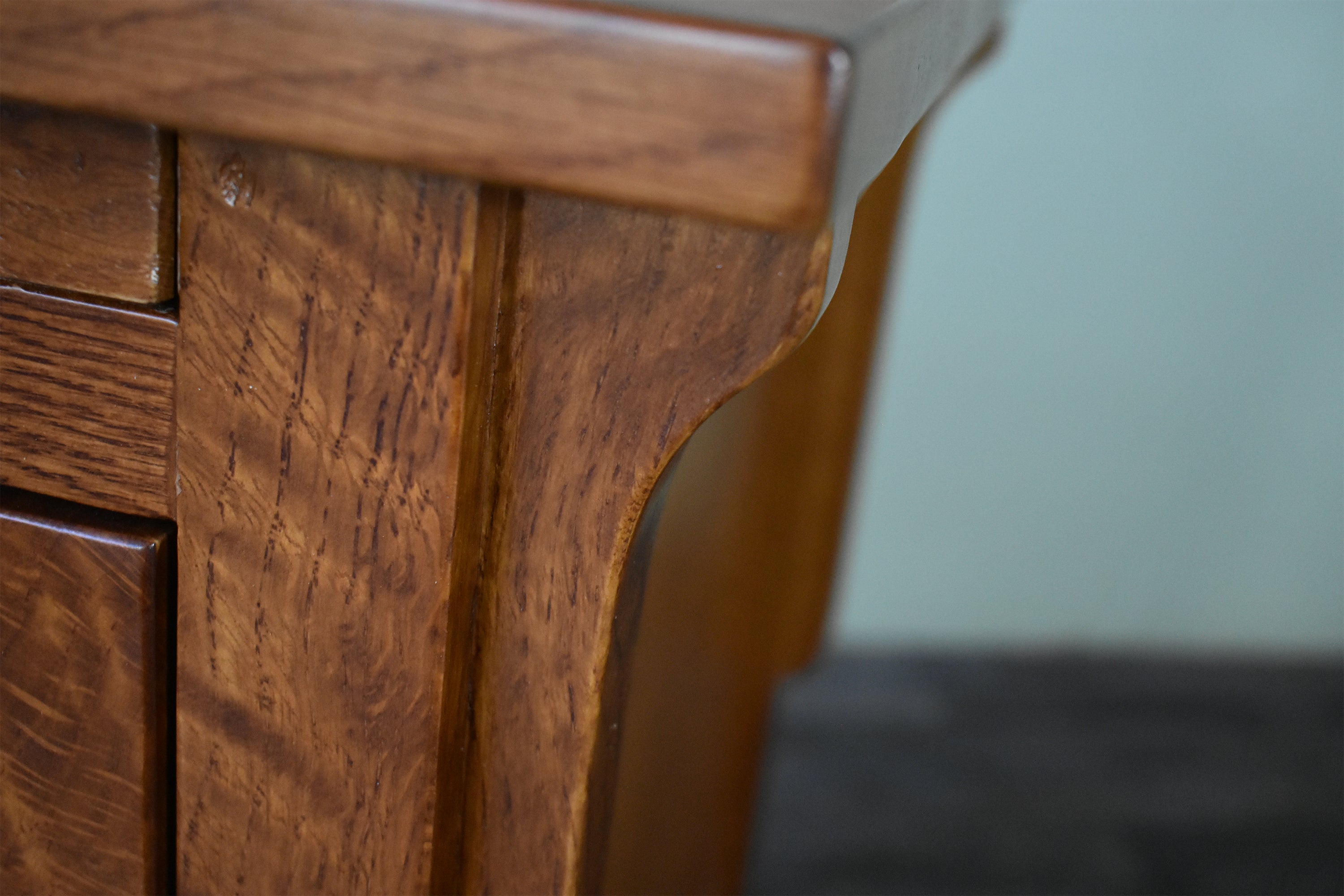 Mission Crofter 3 Drawer Nightstand - Michael's Cherry (MC-A)
