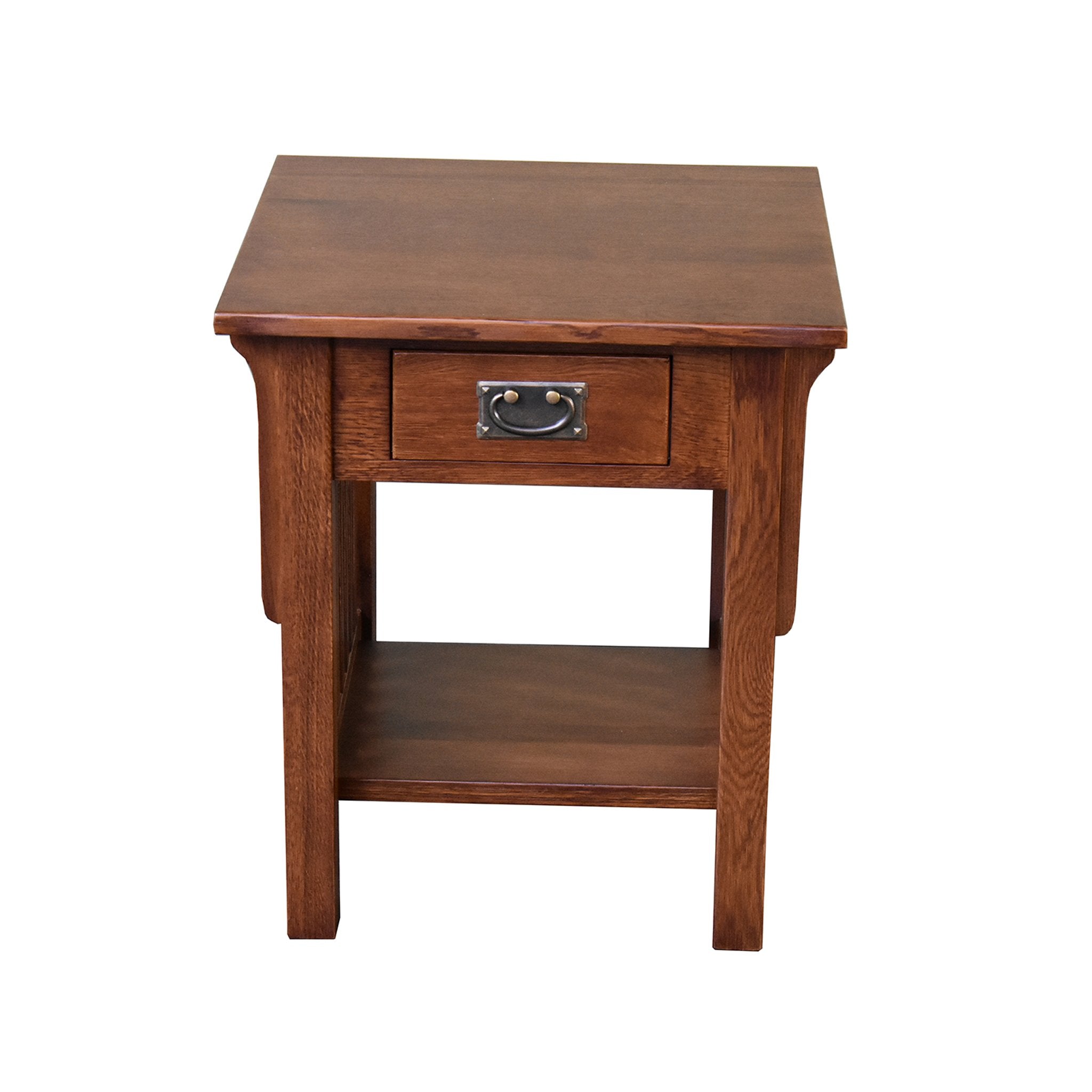 Mission Quarter Sawn Oak 1-Drawer Crofter End Table