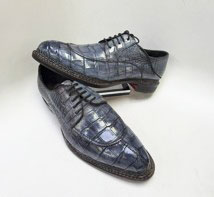 Maurice Dallas Alligator Oxford - Grey