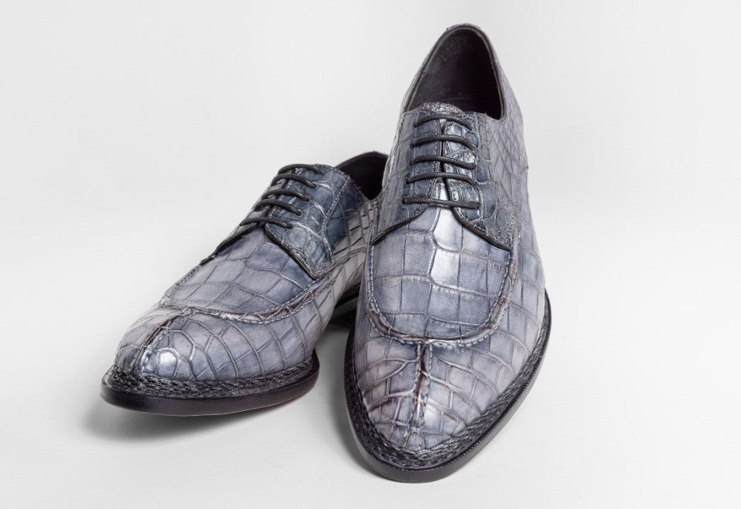 Maurice Dallas Alligator Oxford - Grey