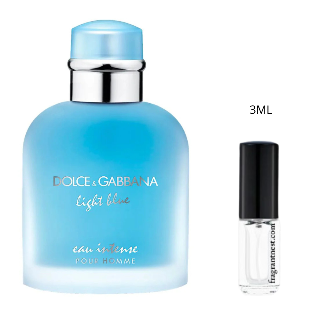 Dolce & Gabbana Light Blue Eau Intense Pour Homme Eau De Parfum Travel Spray | Sample
