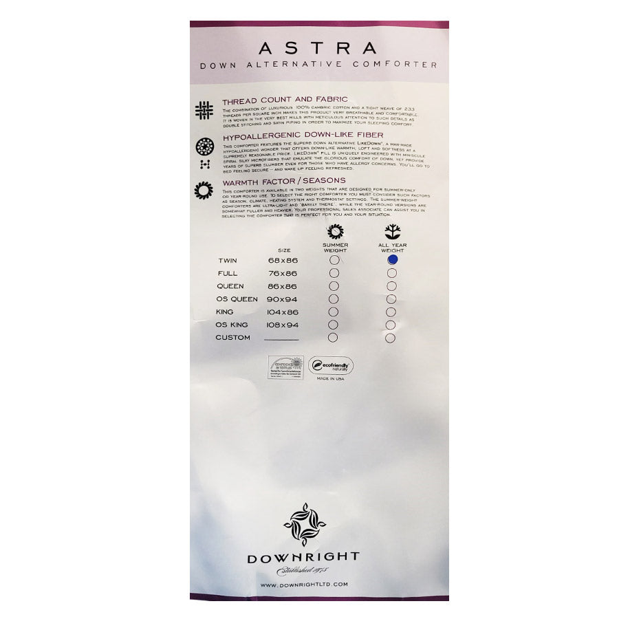 DownRight Astra LikeDown Comforter