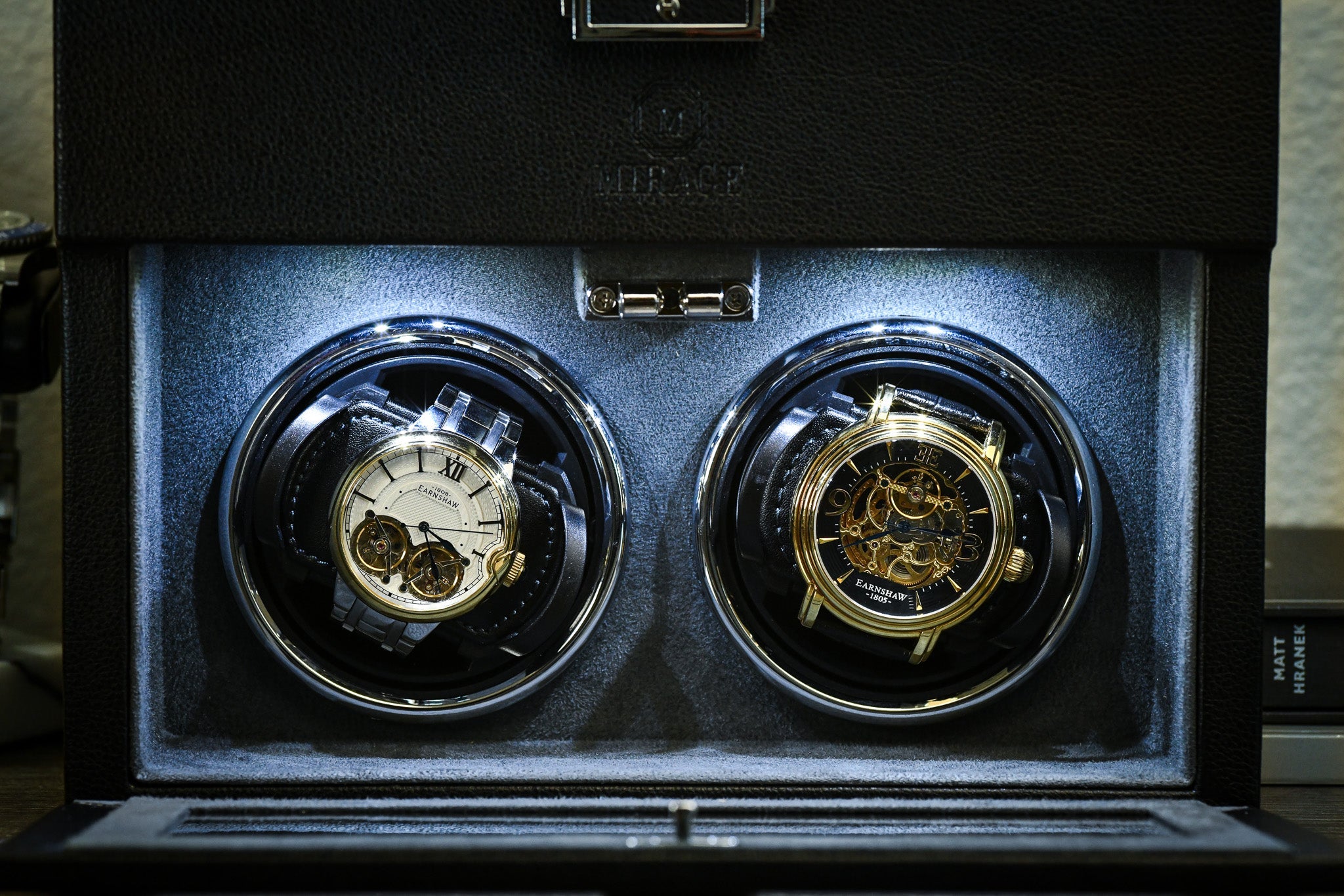 Luxury Watch Winder Box - Ebony Black