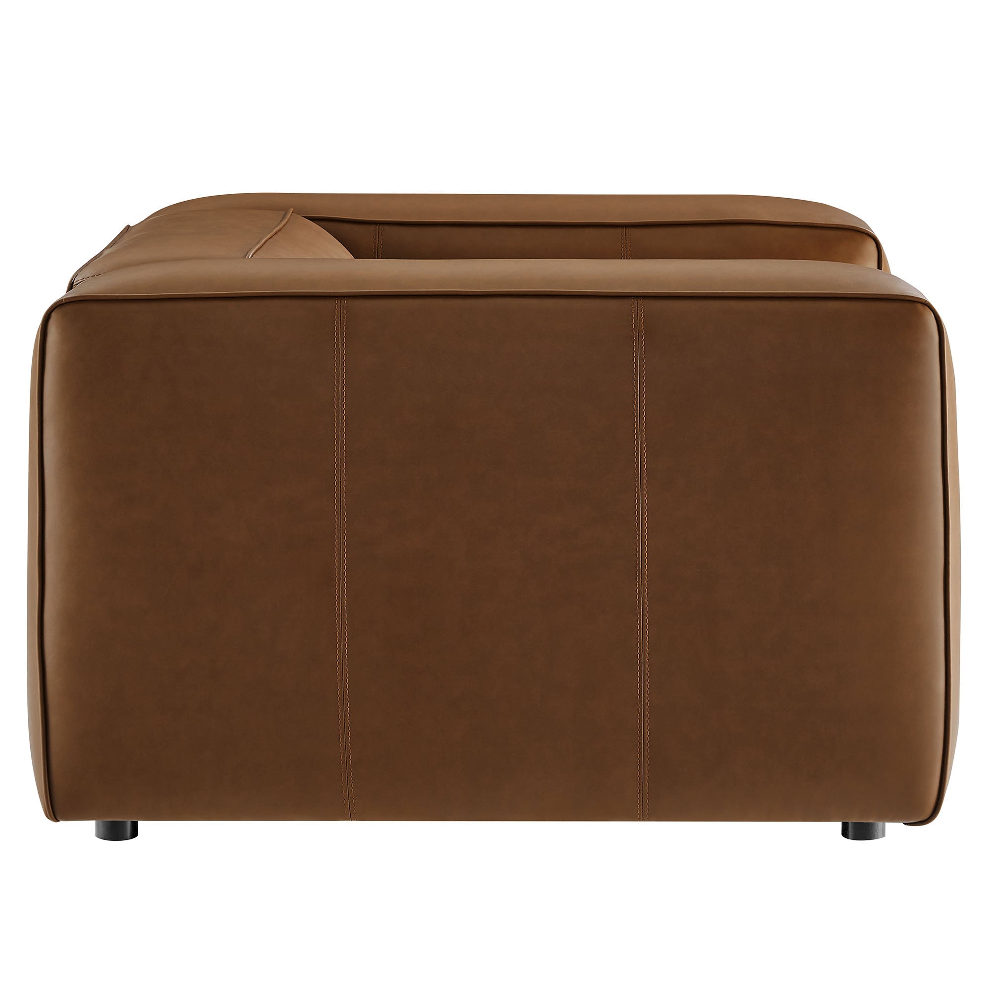 Auren Upholstered Vegan Leather Modular Armchair by Modway