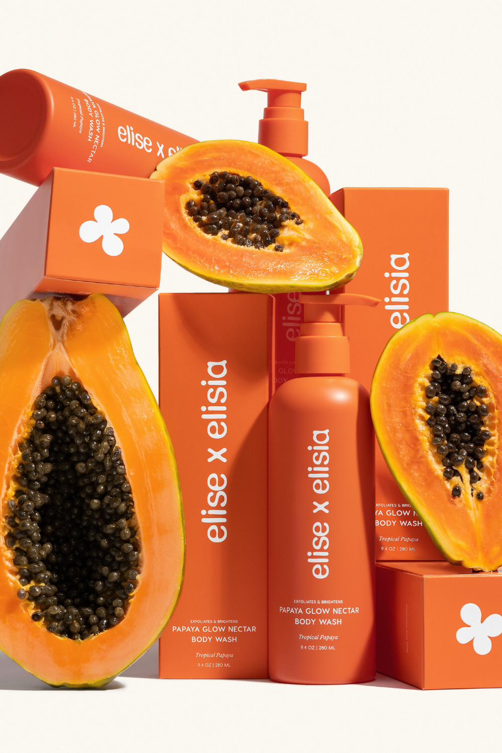 Papaya Glow Nectar Body Wash - Glow Duo