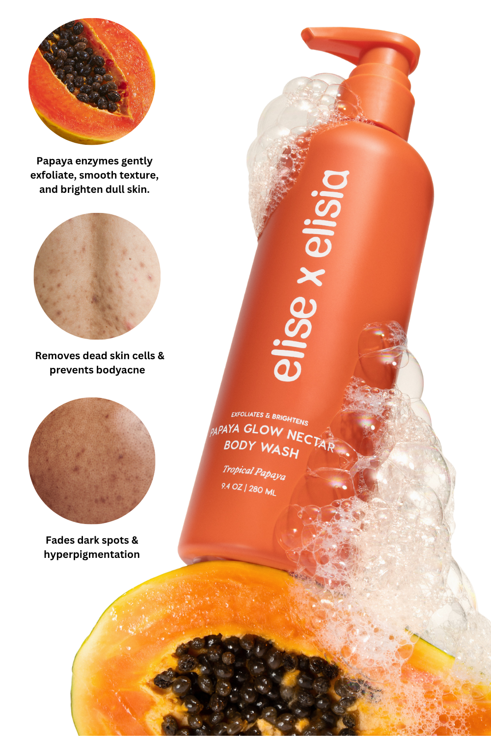 Papaya Glow Nectar Body Wash - Glow Duo