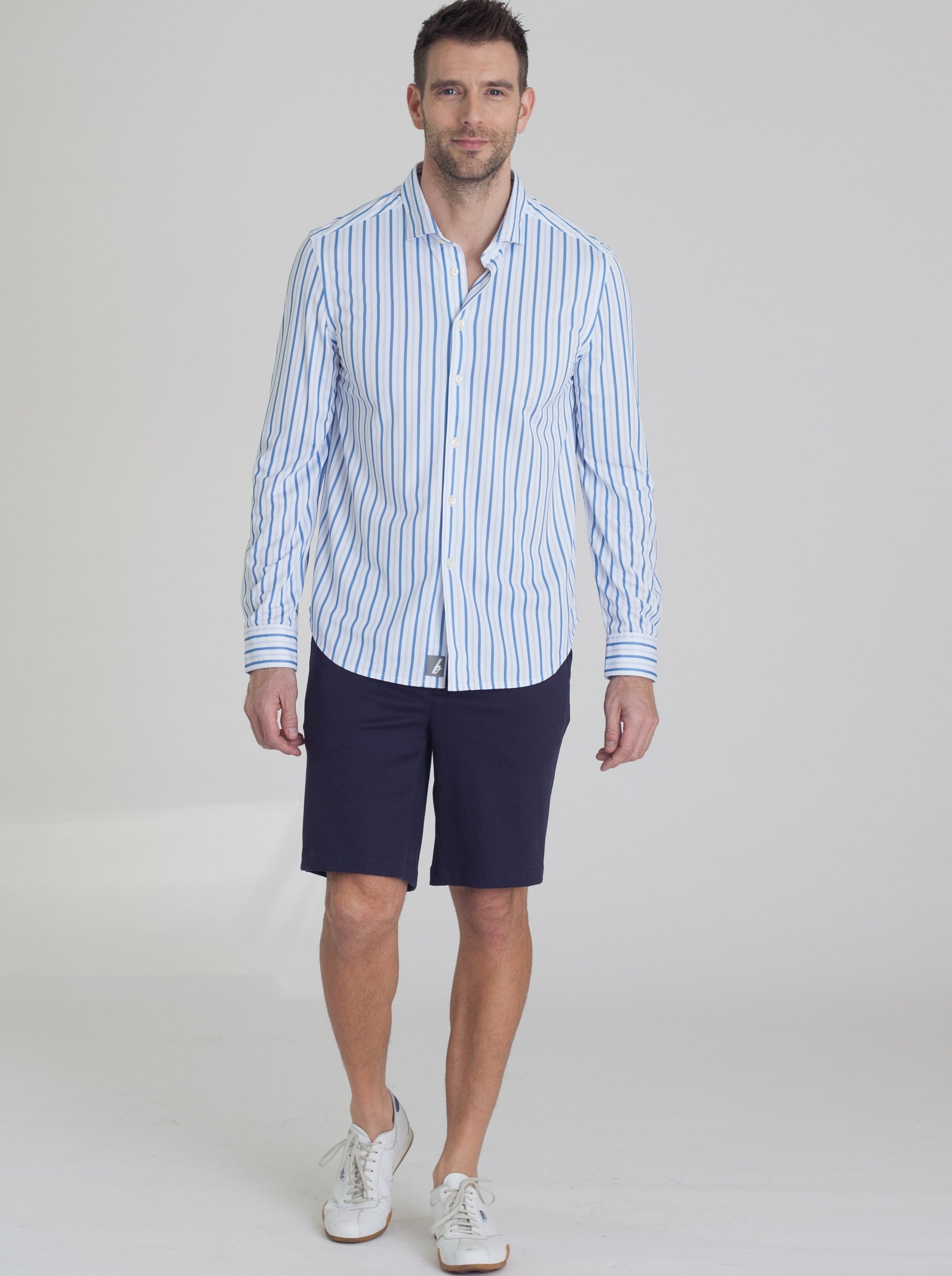 Stretch Eagle Shorts - Navy  - Men