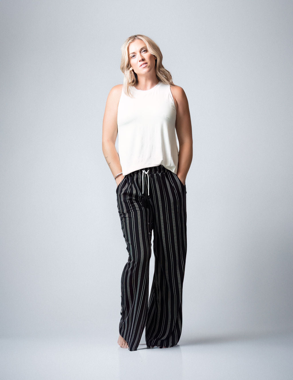 Tall Yacht Pants | Striped - Final Sale