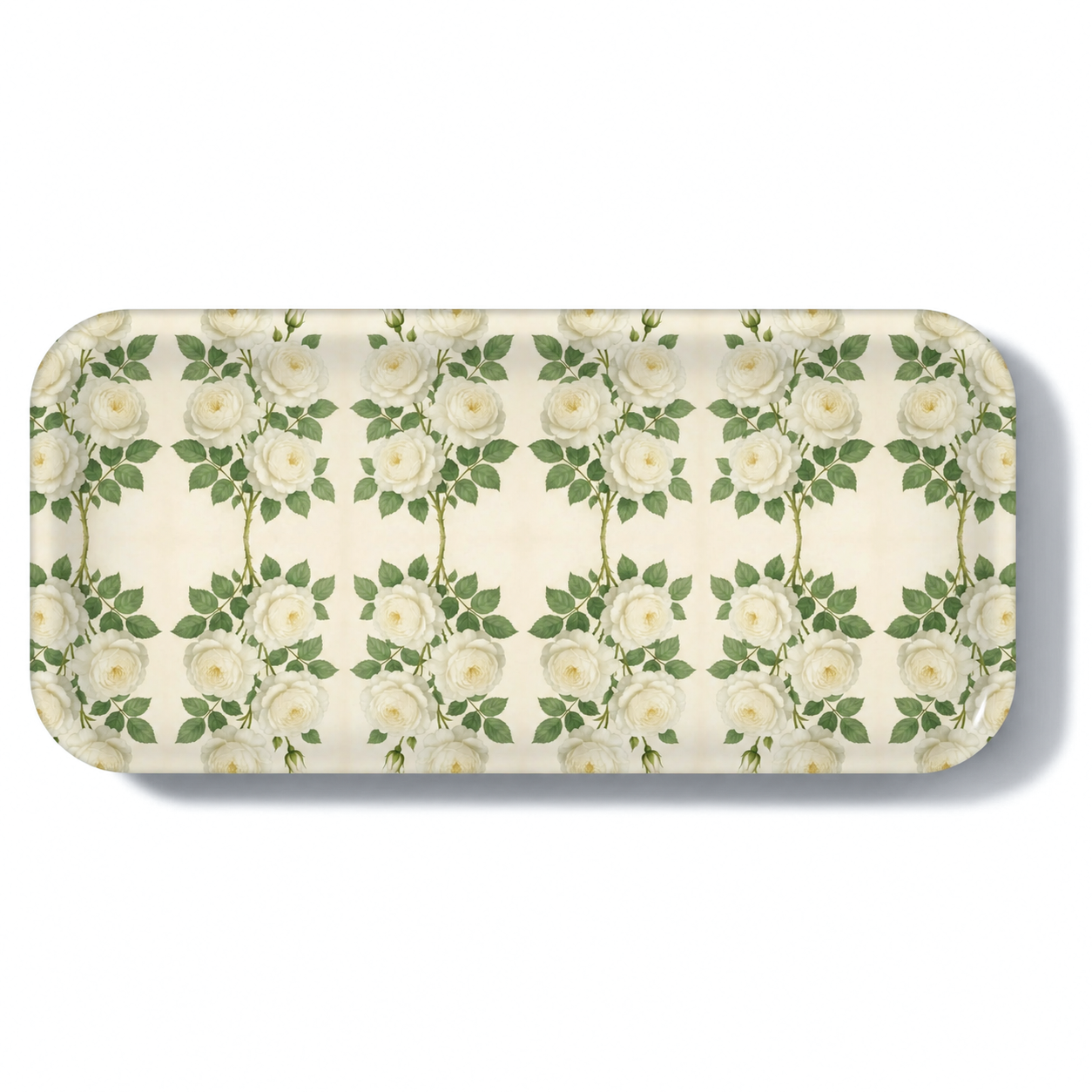 English Garden Narrow Birchwood Small Decorative Tray