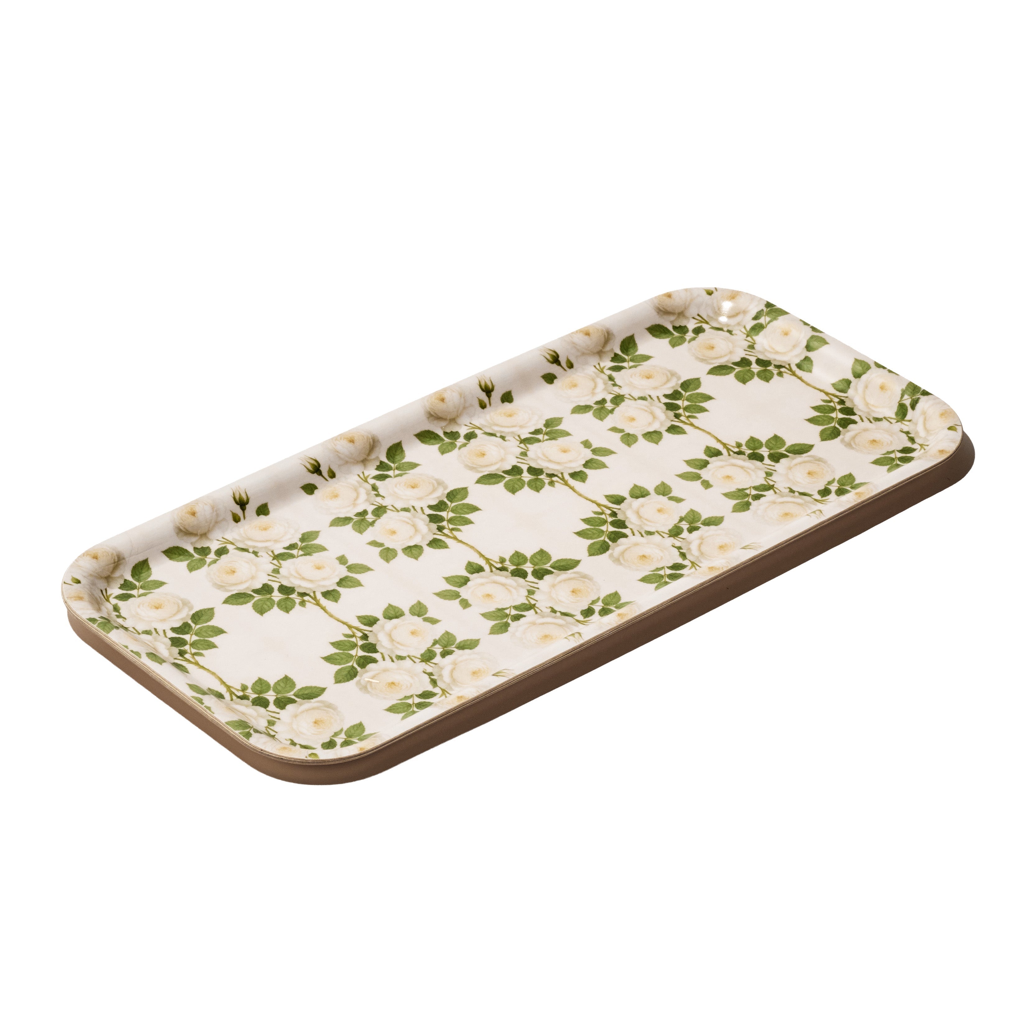 English Garden Narrow Birchwood Small Decorative Tray