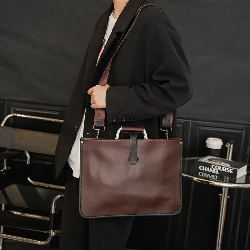 Crazy Horse Leather Briefcase