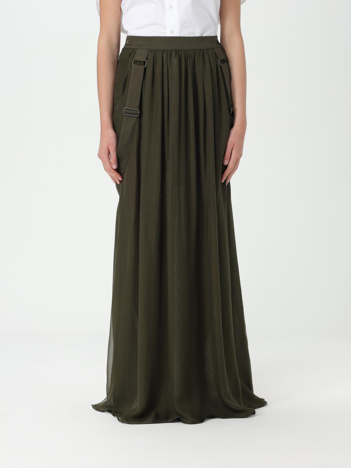 Max Mara Skirt Woman Kaki