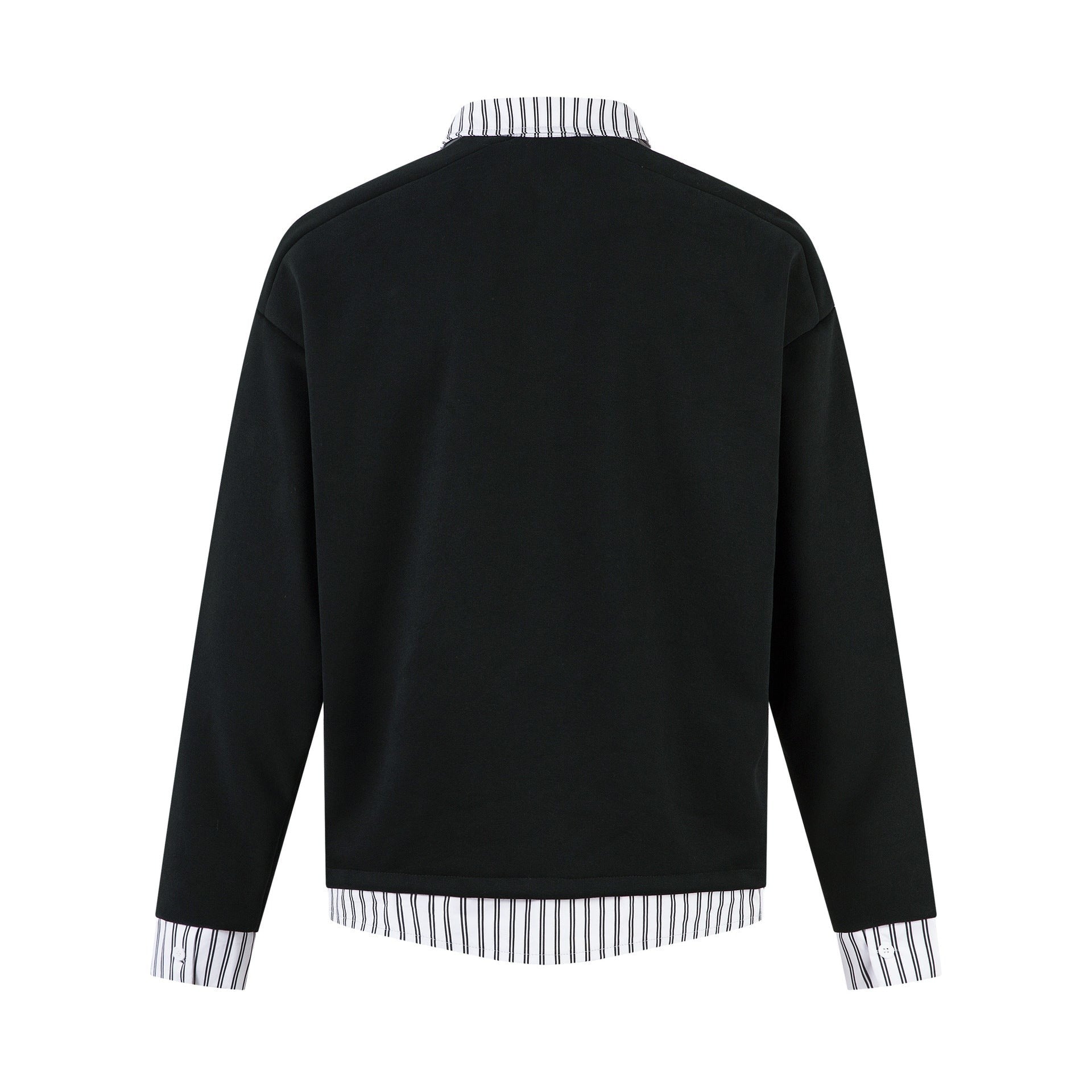 Collegiate Fleece Hoodie with Contrast Collar