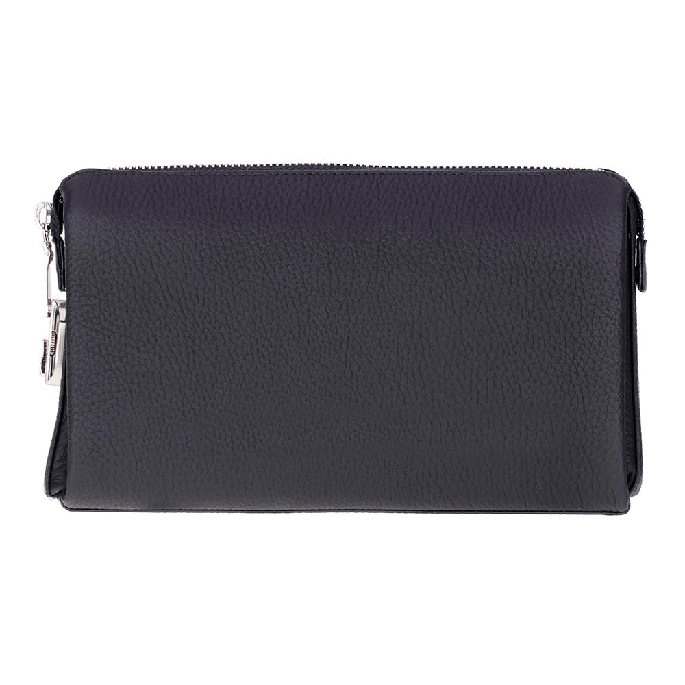 Lupus Leather Clutch Bag – Genuine Leather Wrist Clutch for Men & Women for Everyday Elegance | Minimal & Handcrafted