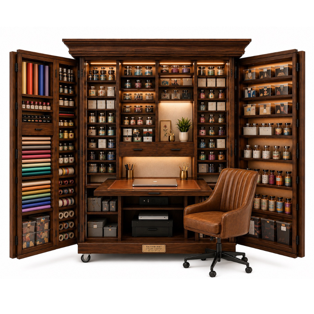Faithberry Atelier Cabinet – Luxury USA-Made Designer Storage