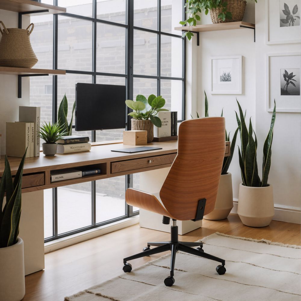 Flex Faux Leather High Back Office Chair