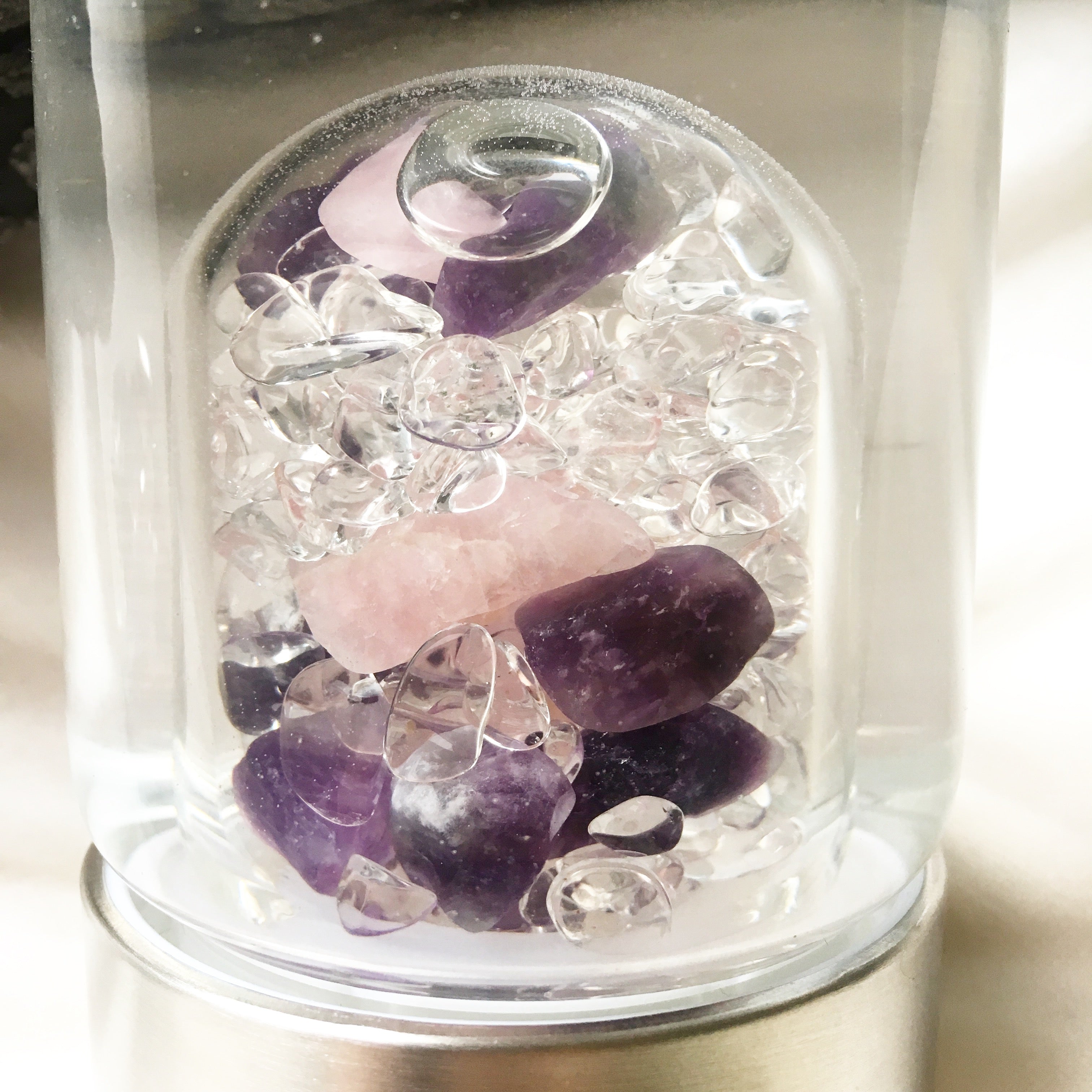 ViA WELLNESS | Amethyst, Rose Quartz & Clear Quartz