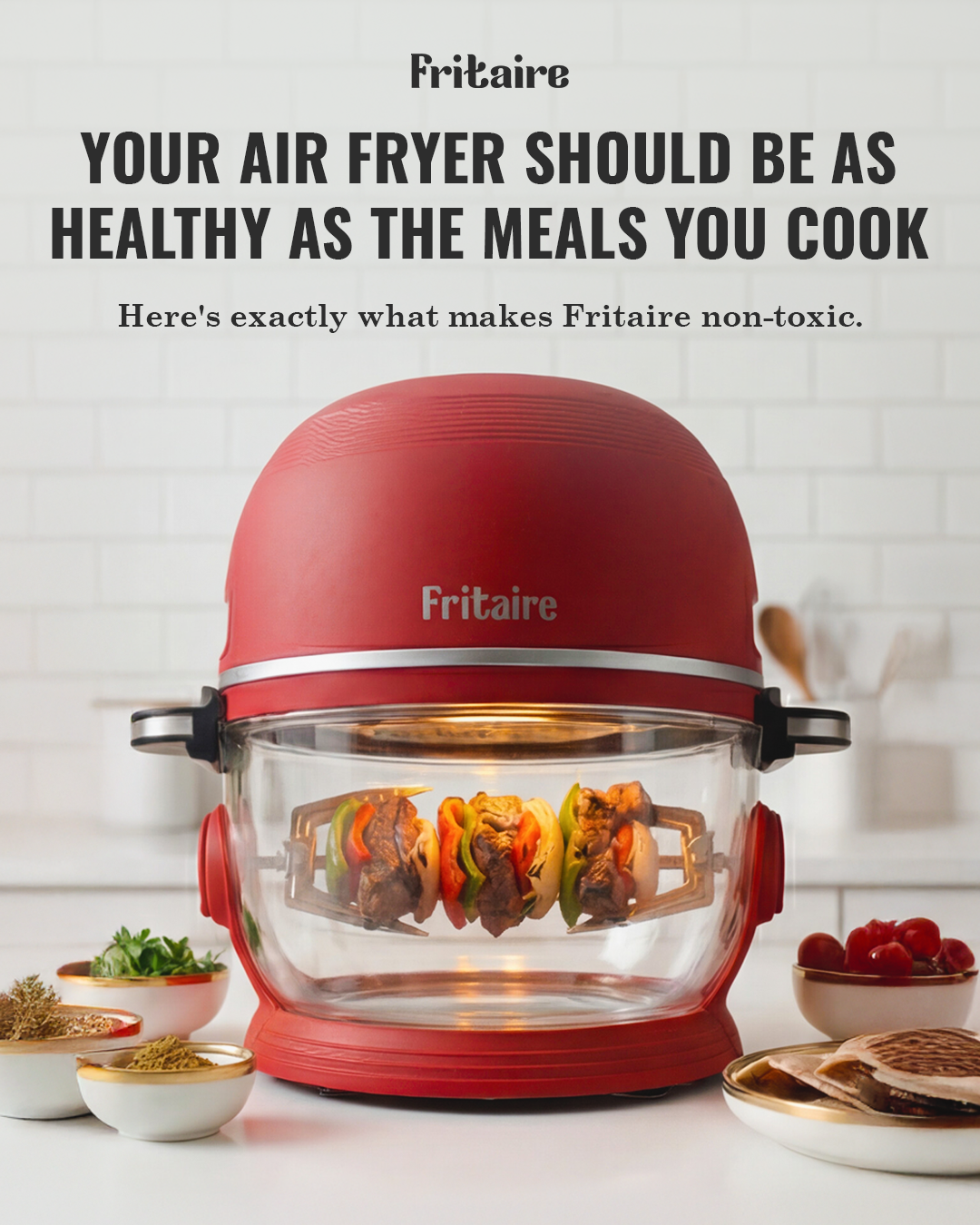 Self-Cleaning Air Fryer™ & Non-Toxic Air Fryer™ - Mauve Rose