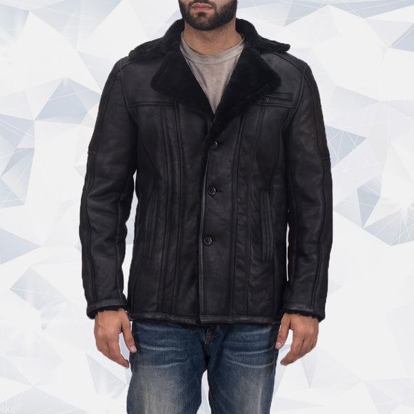 Double Face Shearling Leather Jacket