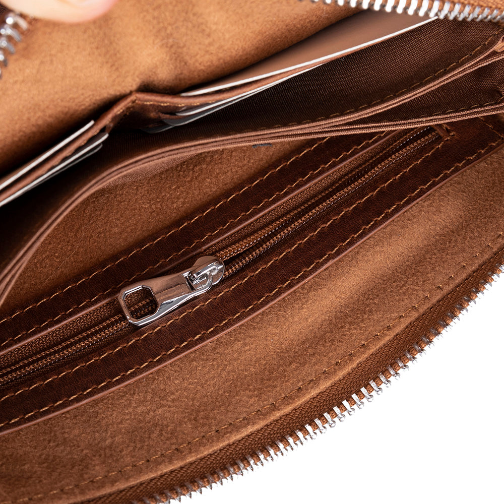 Lupus Leather Clutch Bag – Genuine Leather Wrist Clutch for Men & Women for Everyday Elegance | Minimal & Handcrafted