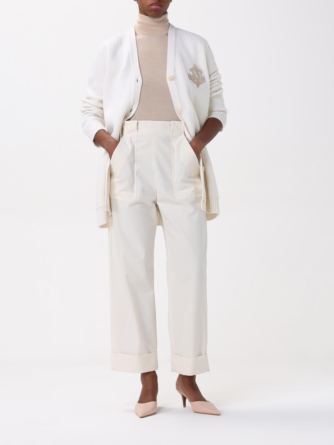 Max Mara Pants Woman White