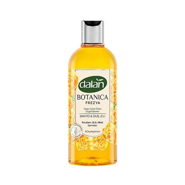 Dalan Botanica Frezya Natural Shower Gel, 16.91 fl oz - Gentle Floral Fragrance Body Wash, Paraben-free & SLS-free