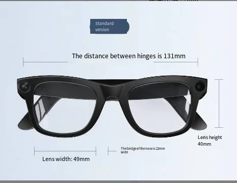 AI Smart Glasses with HD Camera & Translation