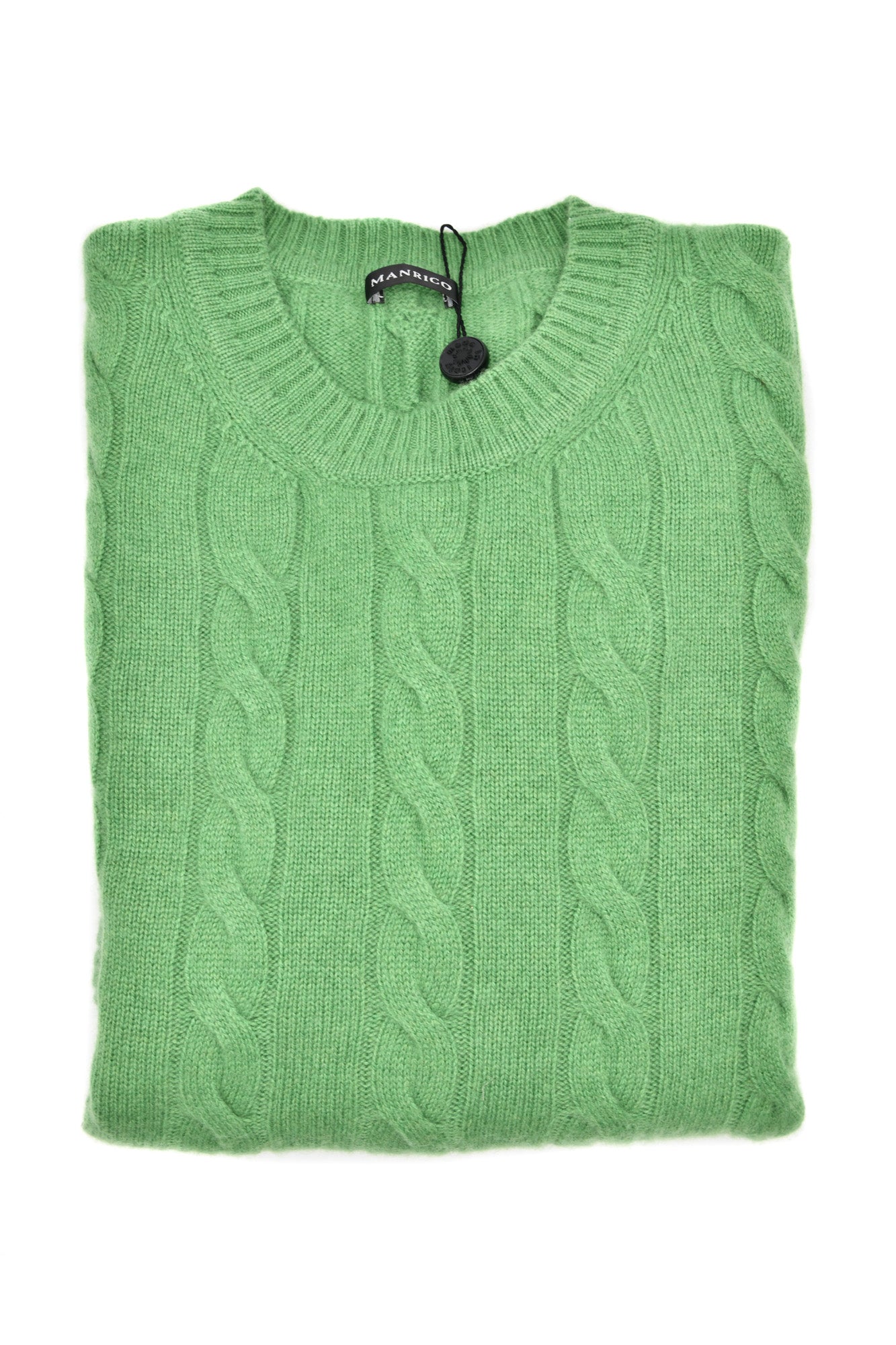 Manrico Cashmere Cable Knit Sweater