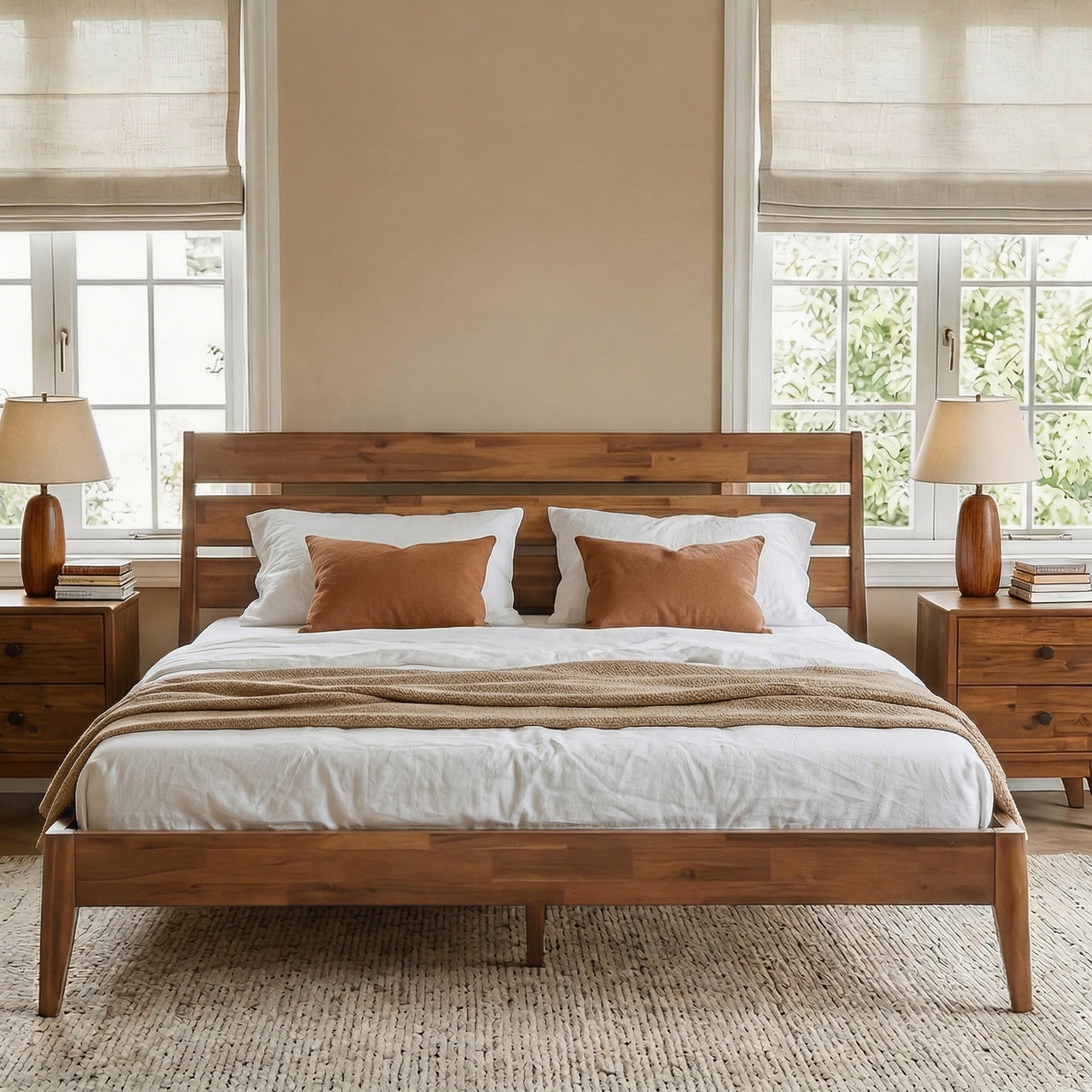 Emery Solid Wood Bed Frame