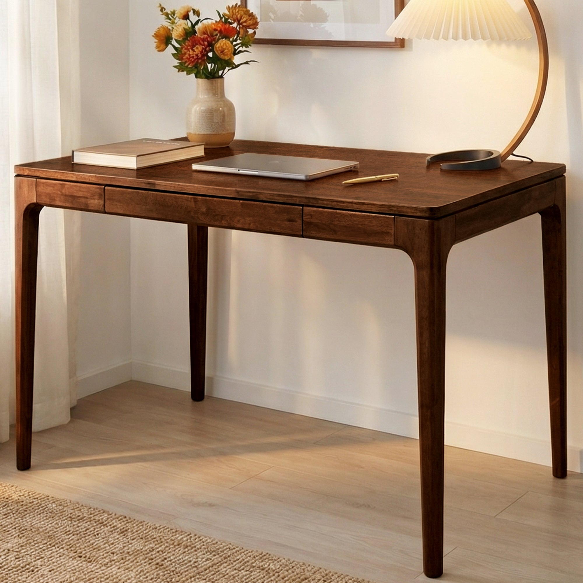 Wilma 48 Inches Rubber Wood Desk