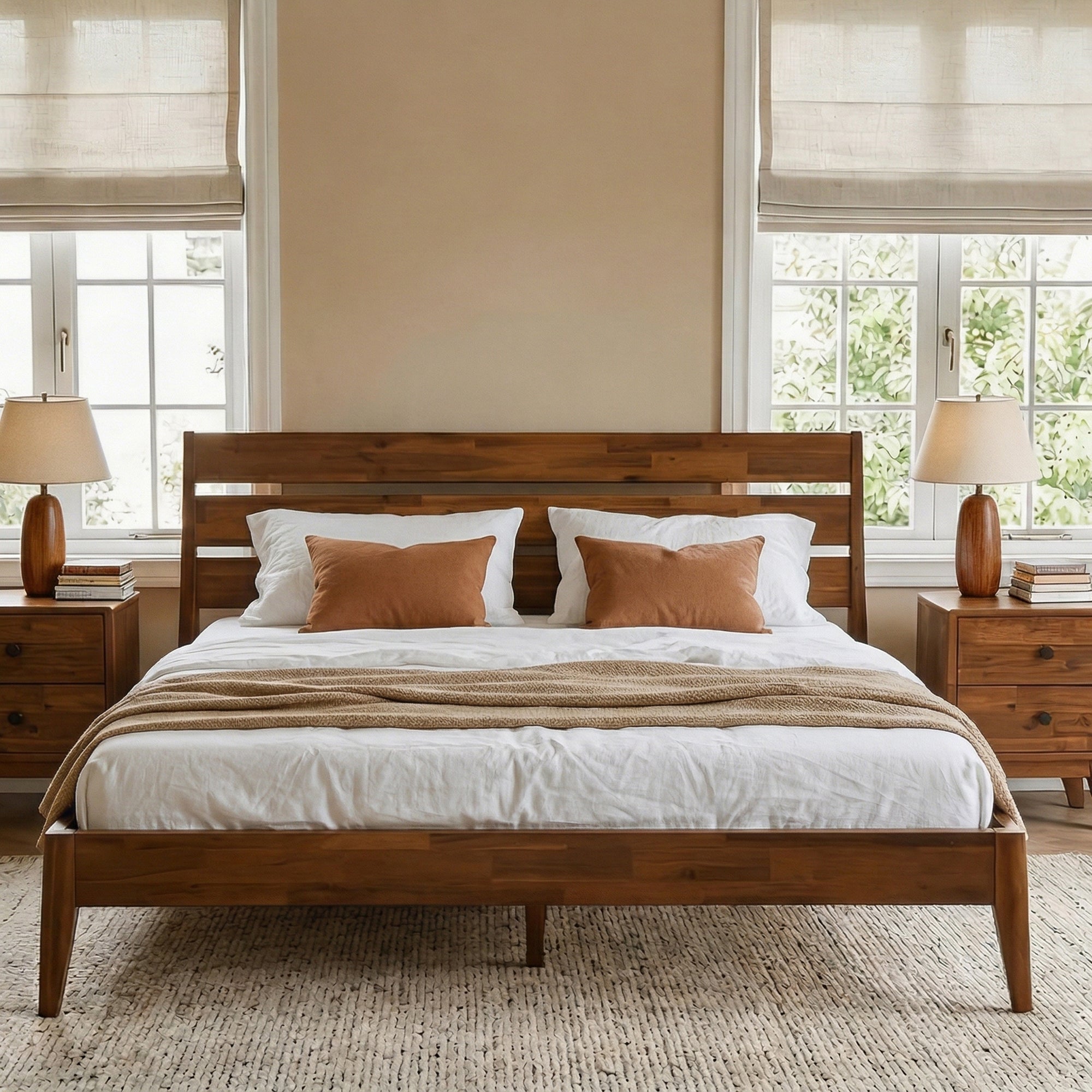 Emery Solid Wood Bed Frame