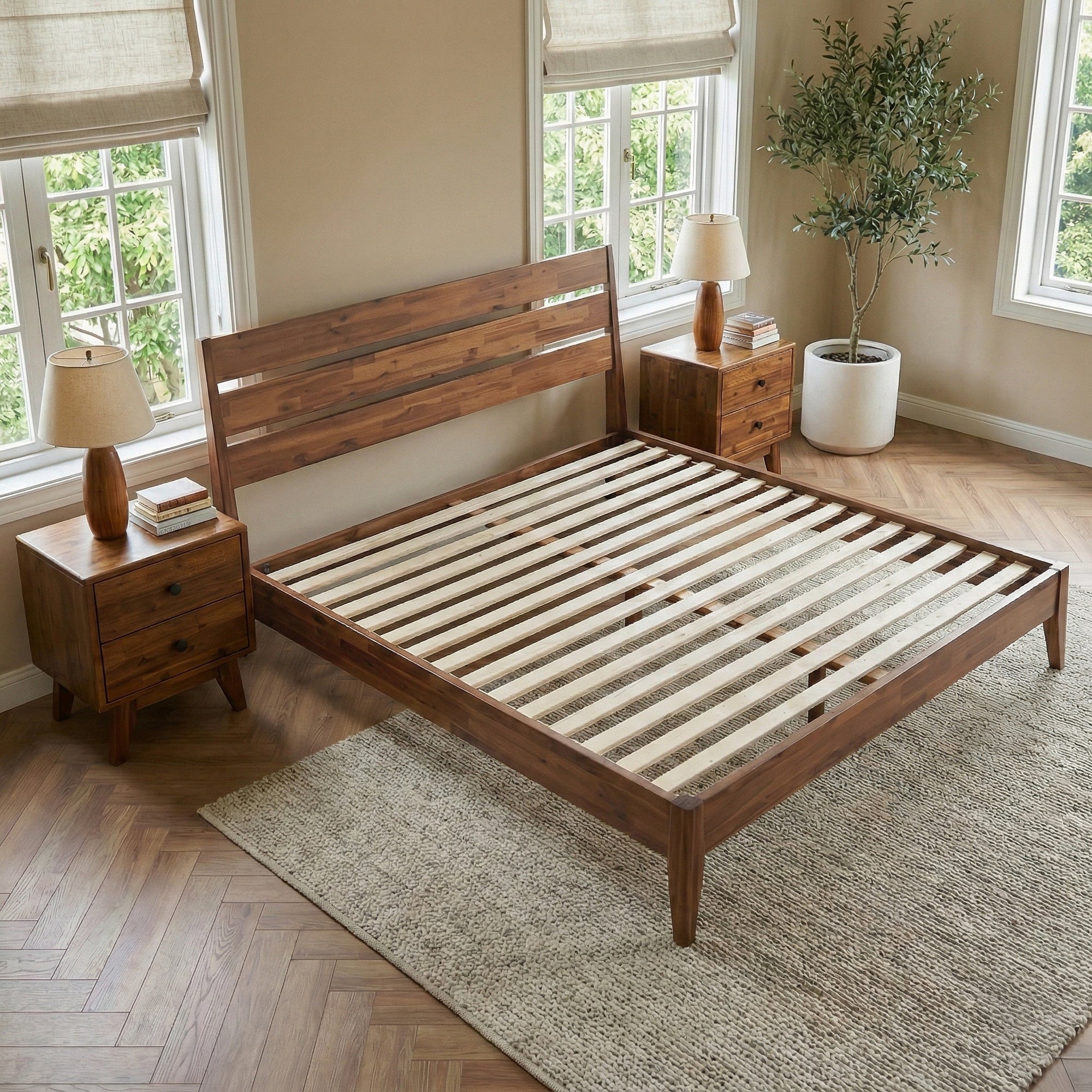 Emery Solid Wood Bed Frame