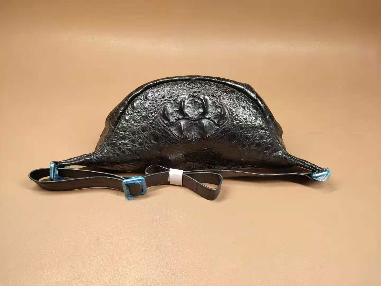 Crocodile Leather Crossbody Bag Money Shoulder Pack Men's