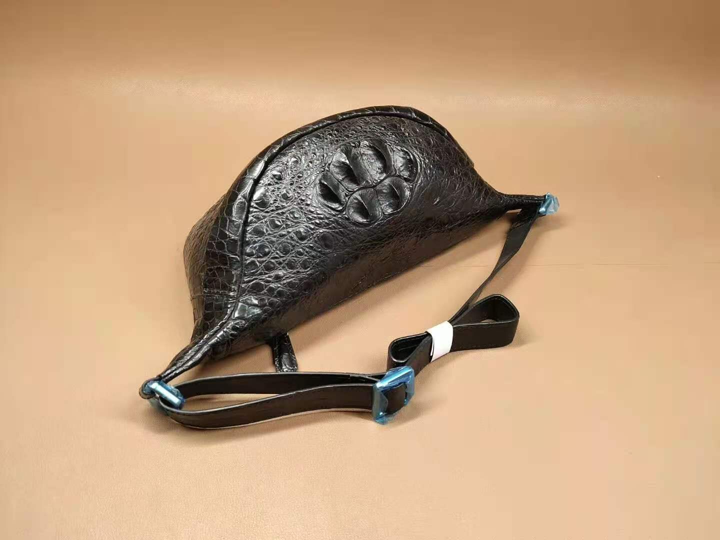Crocodile Leather Crossbody Bag Money Shoulder Pack Men's