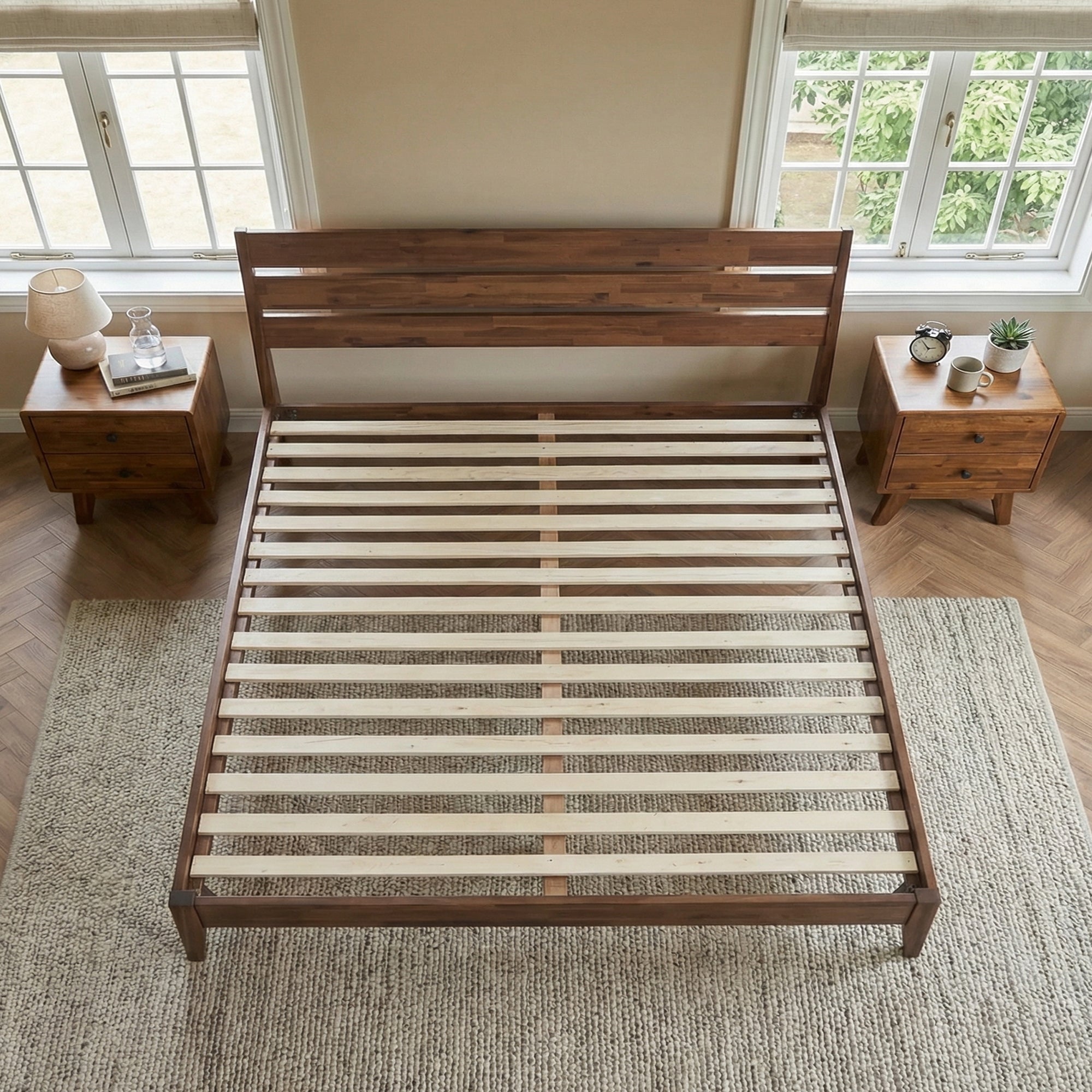 Emery Solid Wood Bed Frame