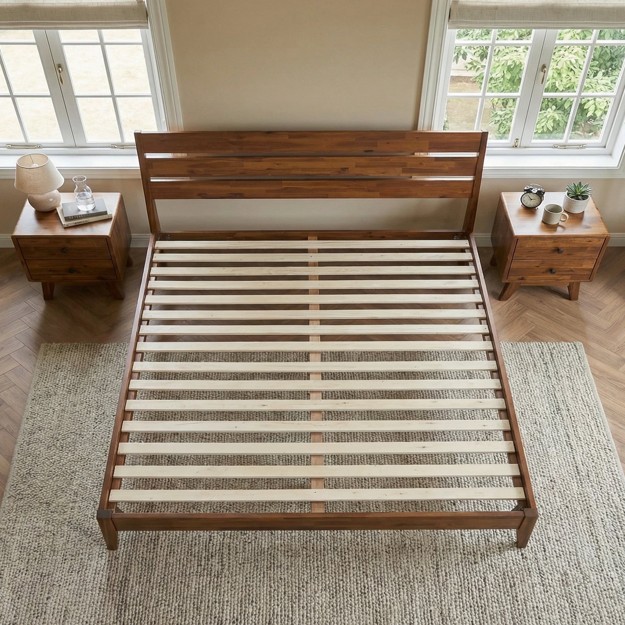 Emery Solid Wood Bed Frame