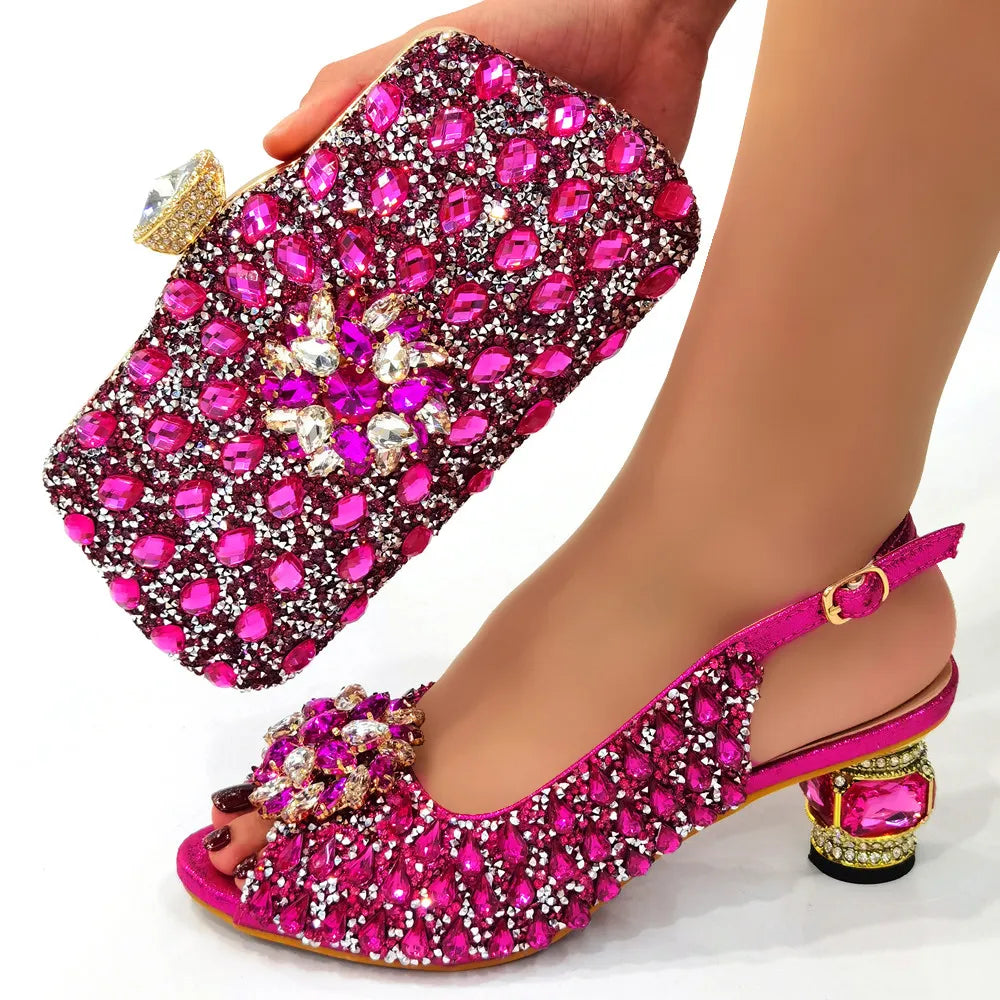 Beautiful Italian Shoes And Bag Sets EDT56