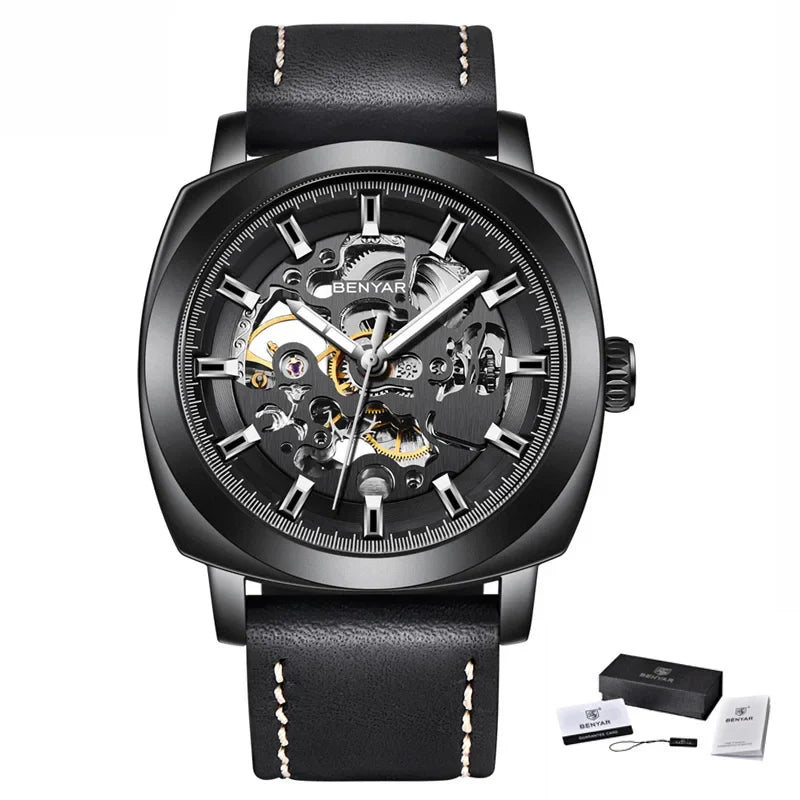 Relogio Masculino BENYAR Mens Watches Top Brand Luxury Automatic Mechanical Men Business Waterproof Sport Watch Reloj Hombre
