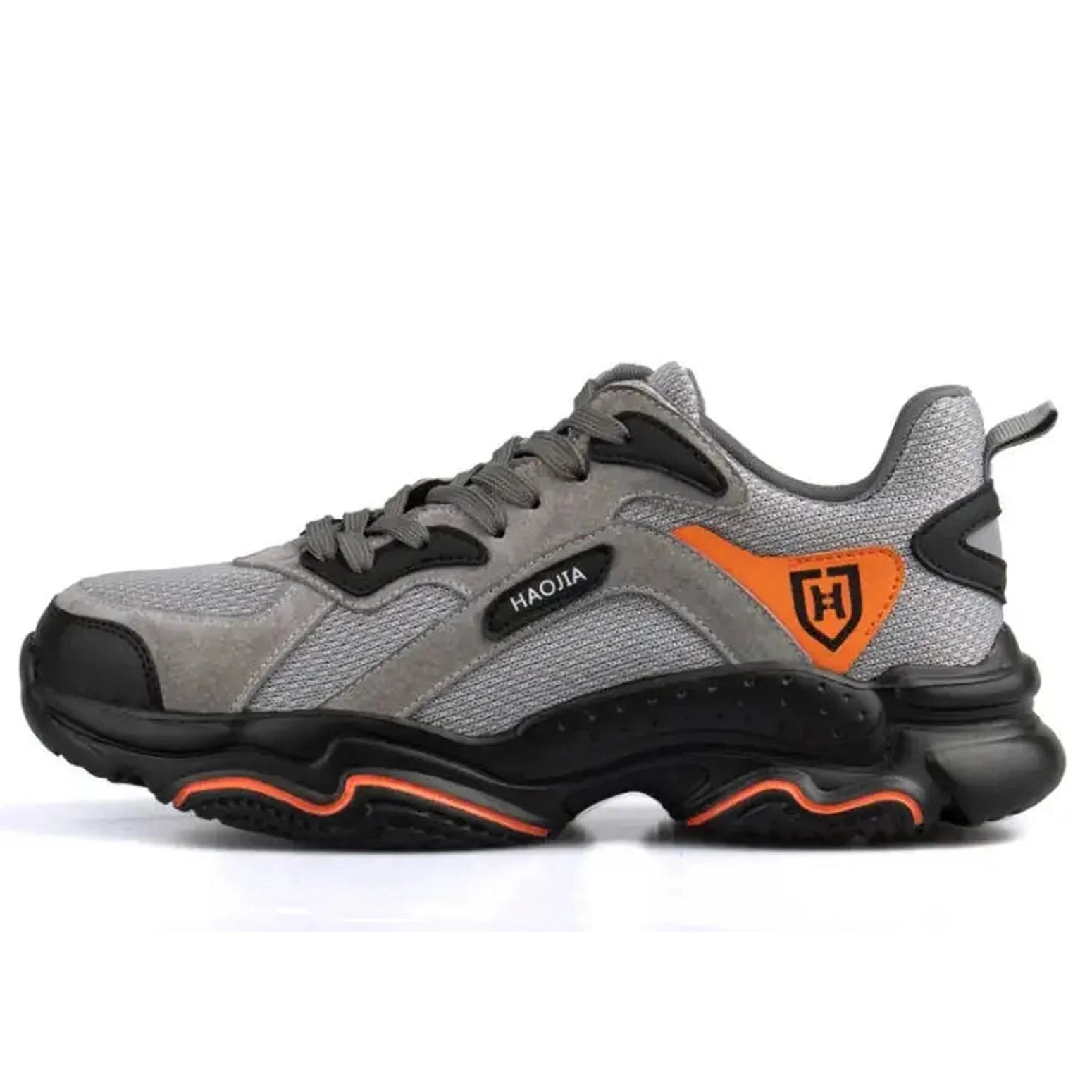 Anti-smashing Anti-puncture Work Safety Shoes Men Genuine Leather Non-slip Wear-resistant Breathable Military Tactical Boots