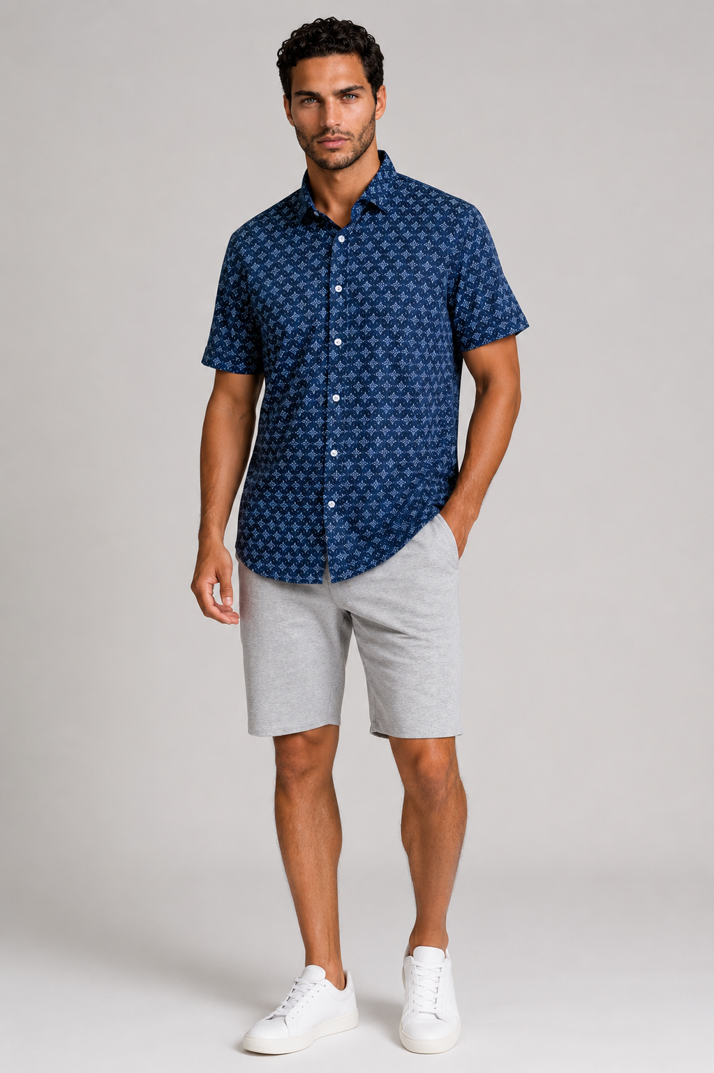 High-Five Tech Shorts - Heather Grey  - Men