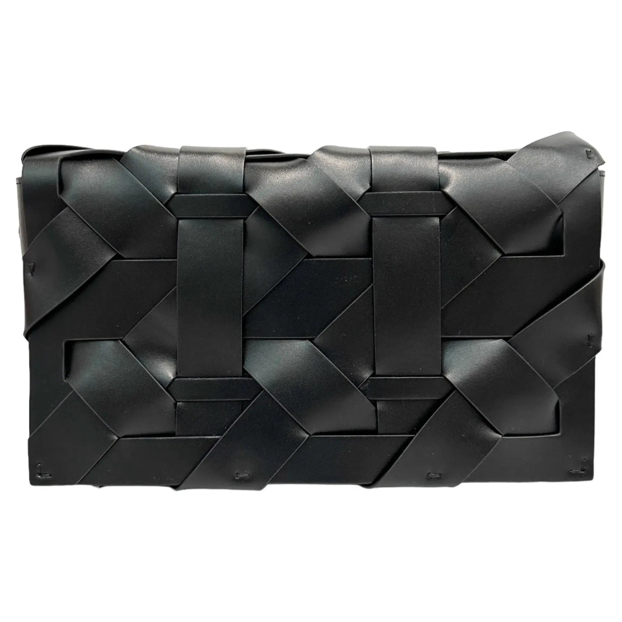 THE ZENOBIA WOVEN CLUTCH