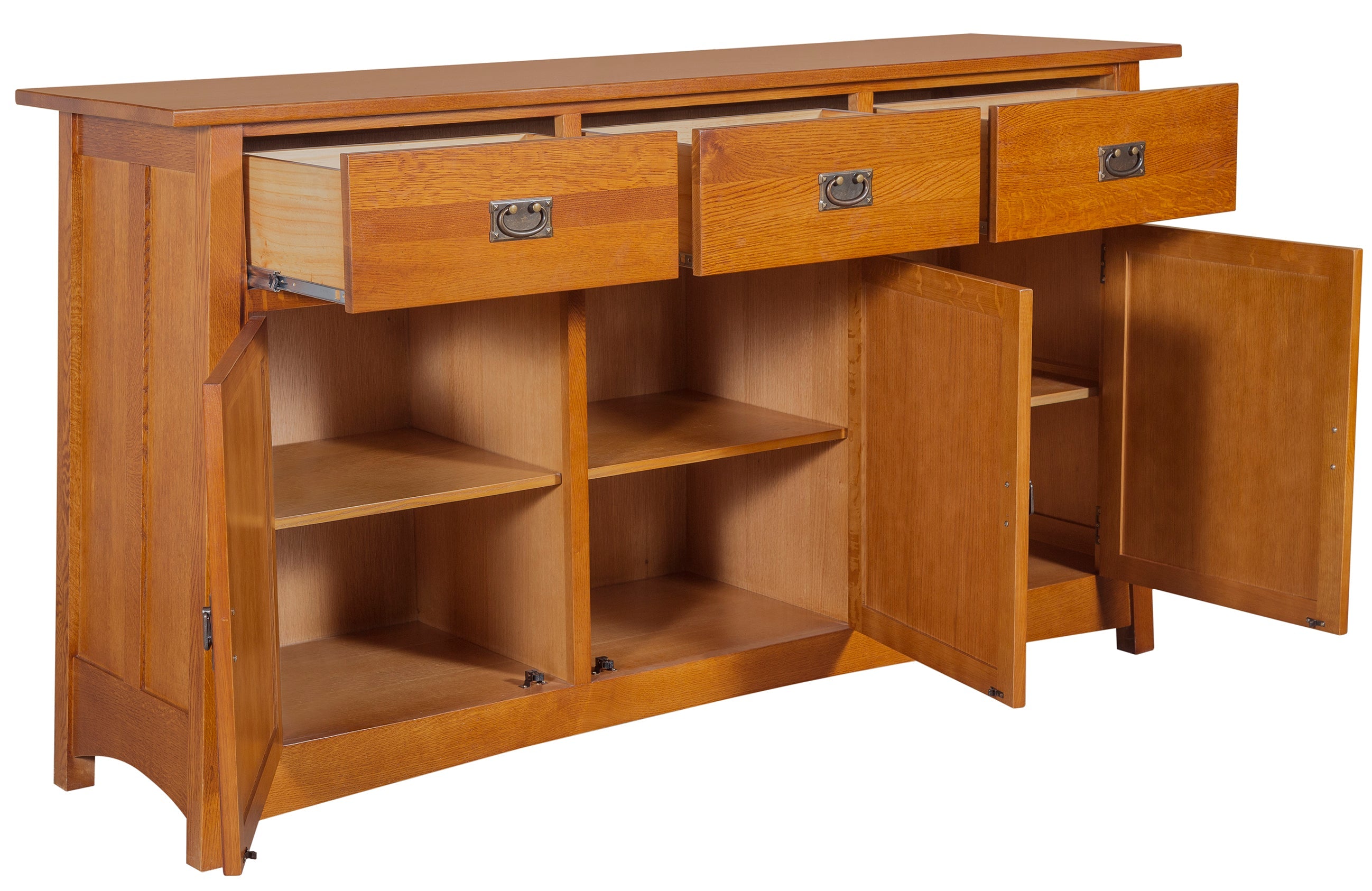 Mission 3 Door & 3 Drawer Sideboard - 70"