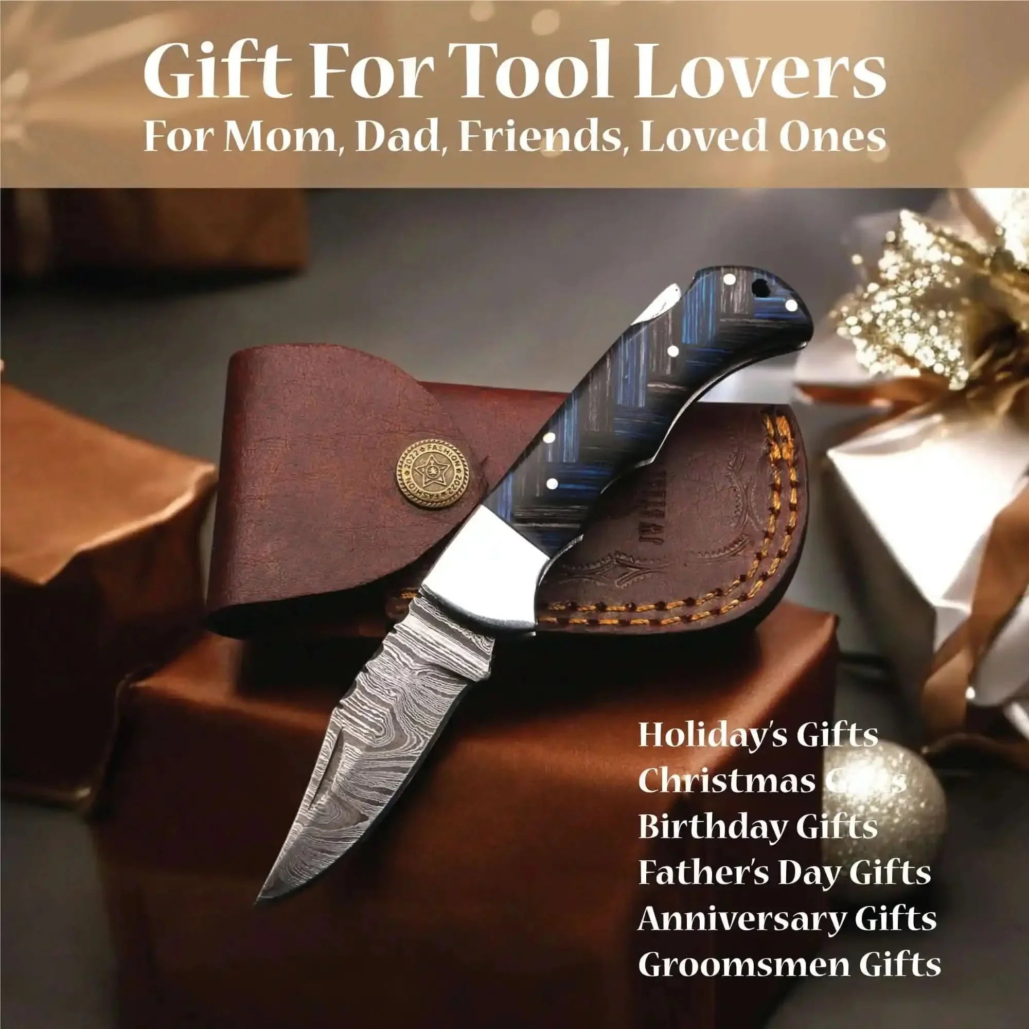 Handmade Drop Point Liner Lock Folding Knife with Pakka Wood Handle